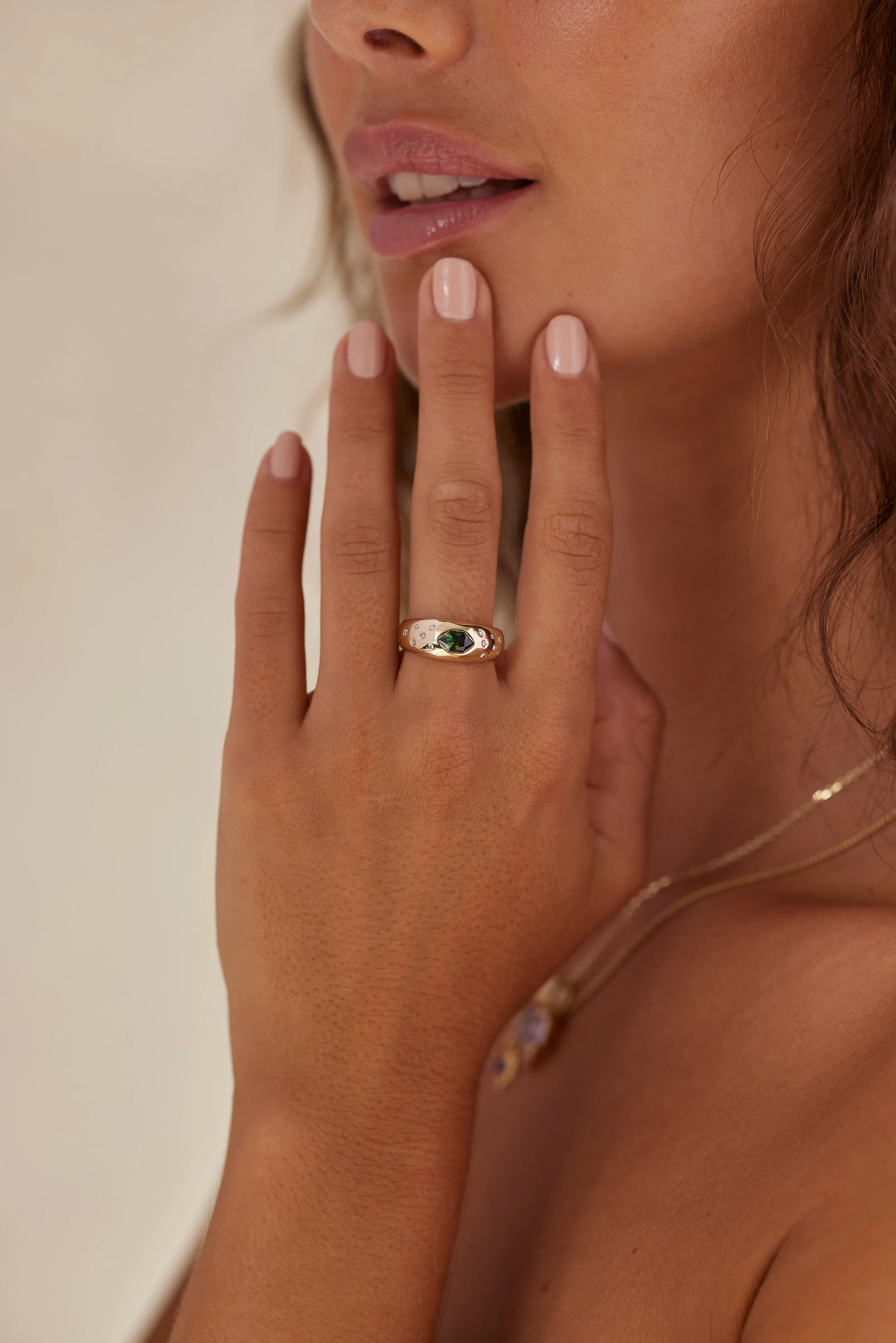 Astral 14K Yellow Gold Gypsy Band - Image 4