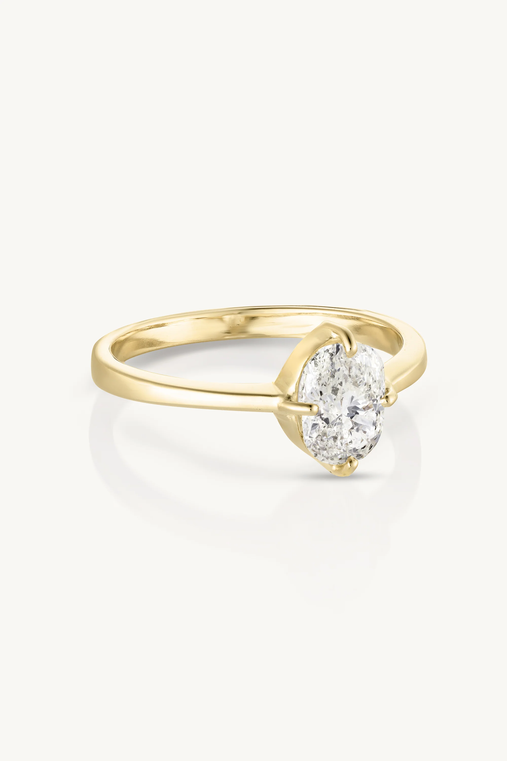 14k Yellow Gold Galaxy Diamond Band - Image 7