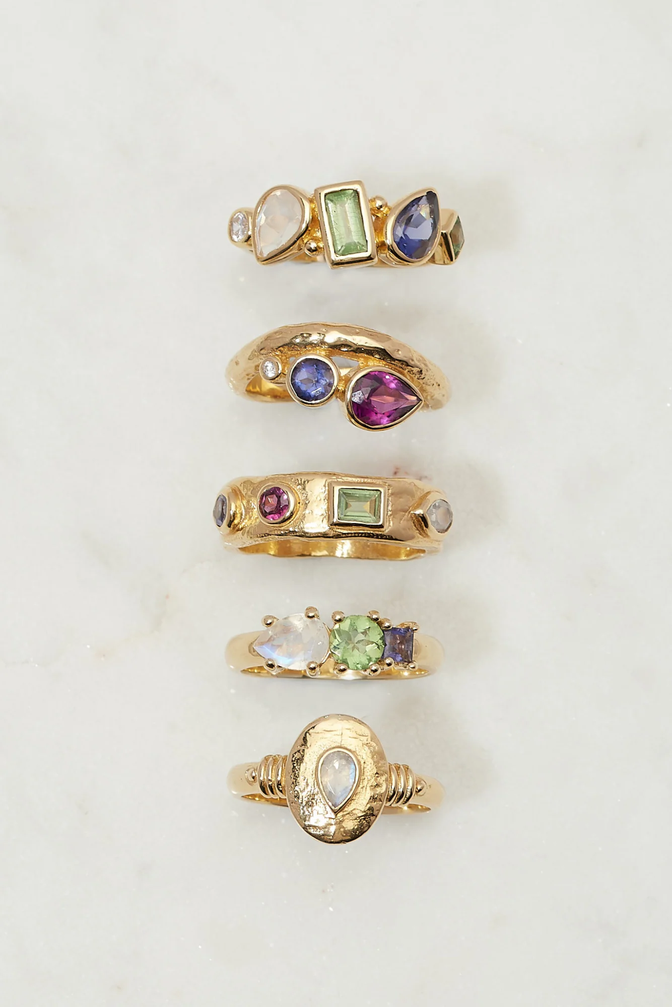 Nova Cluster Gold Ring - Image 4