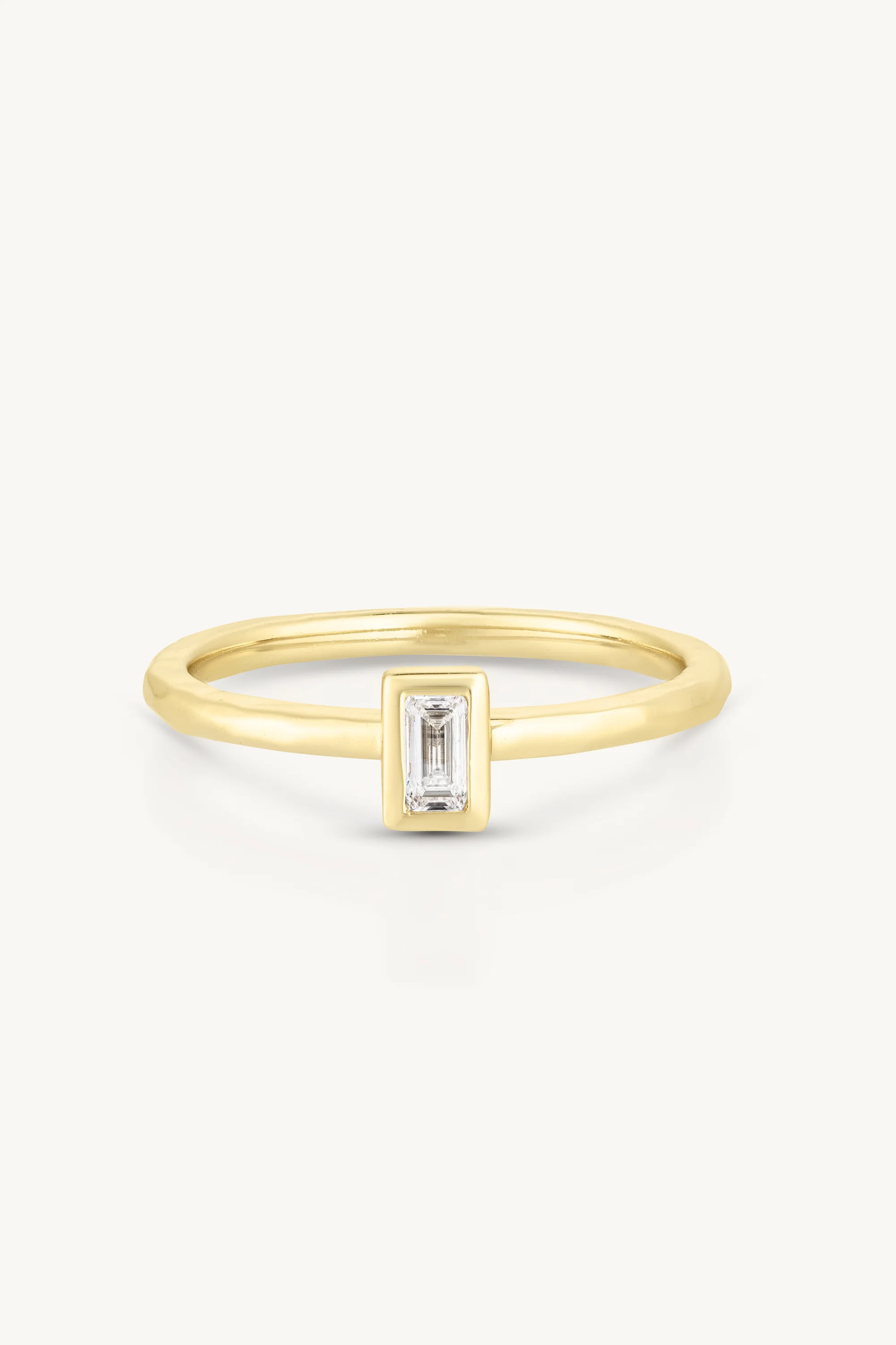 Petite April Topaz Gold Stacker