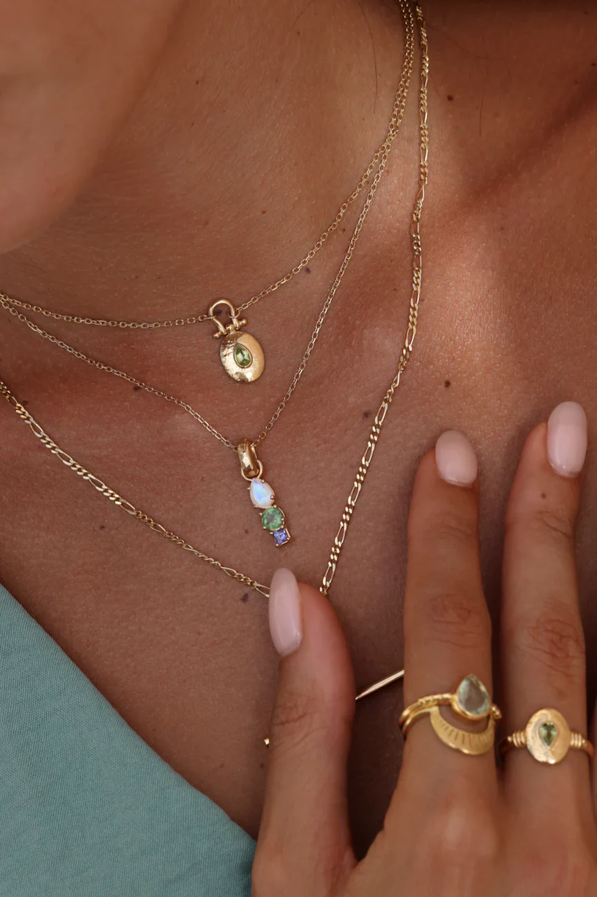 Esme Moonstone Silver Necklace - Image 3