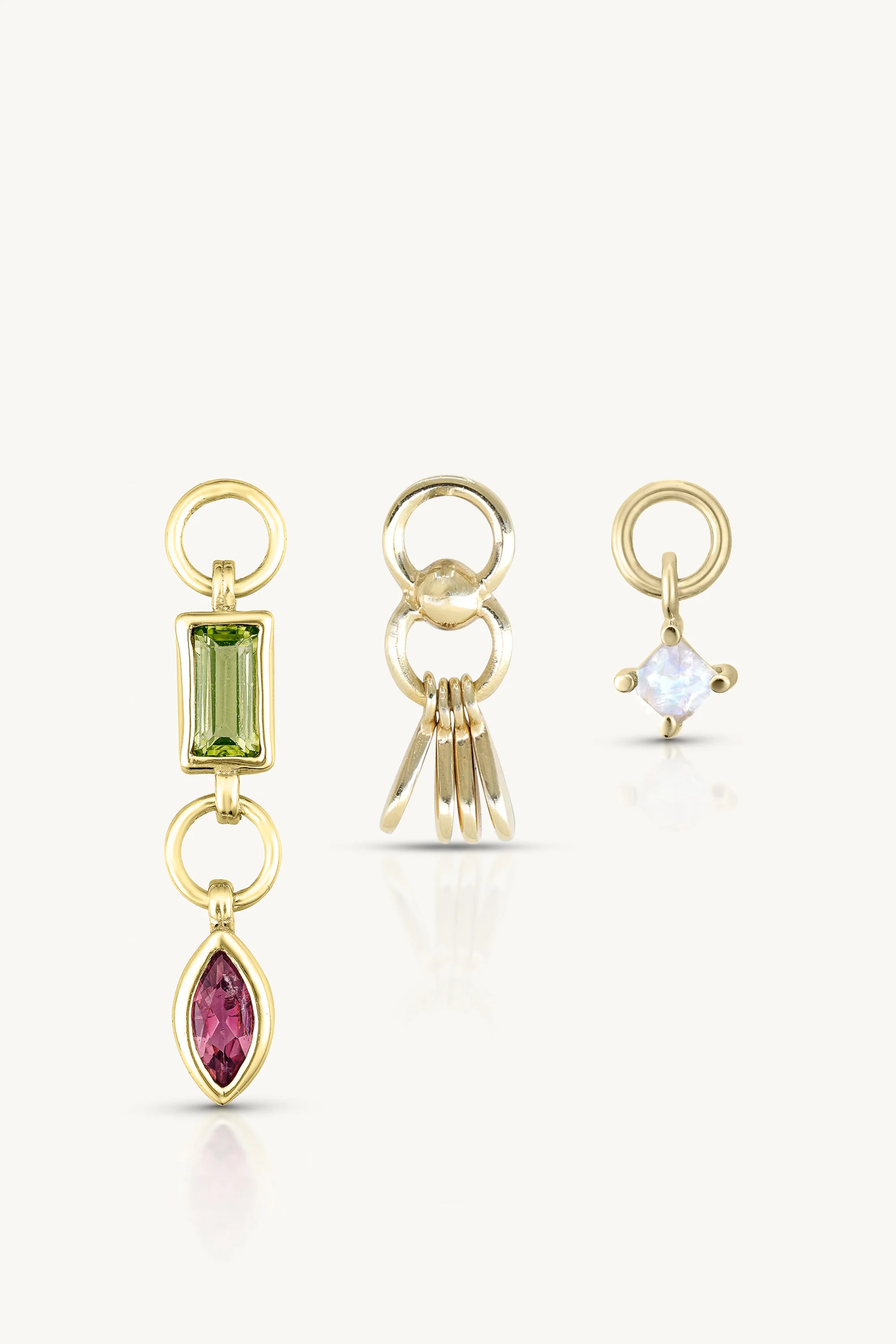 Calypso Peridot Gold Ear Candy Stack