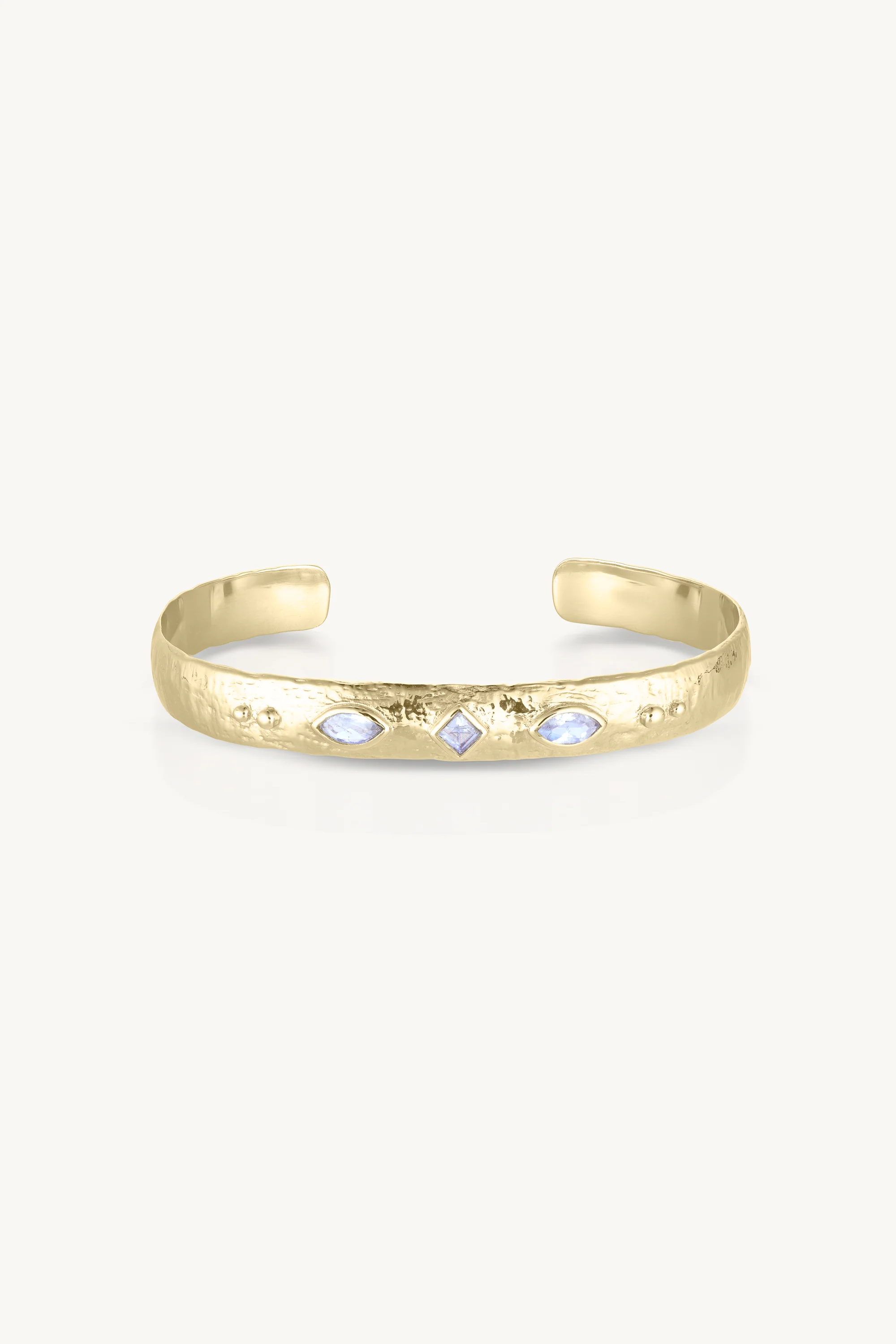 Coronet Moonstone Gold Cuff - Image 4