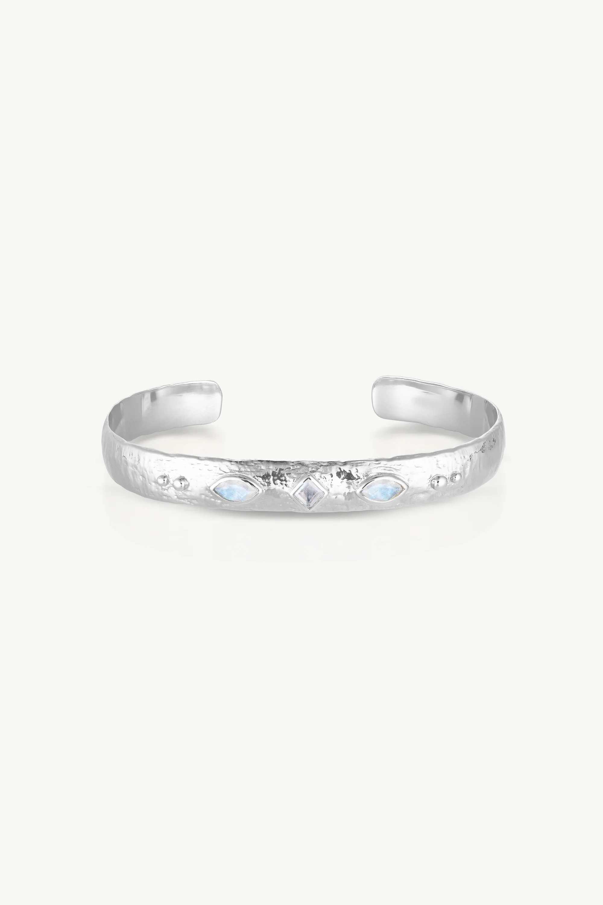 Coronet Moonstone Silver Cuff - Image 4