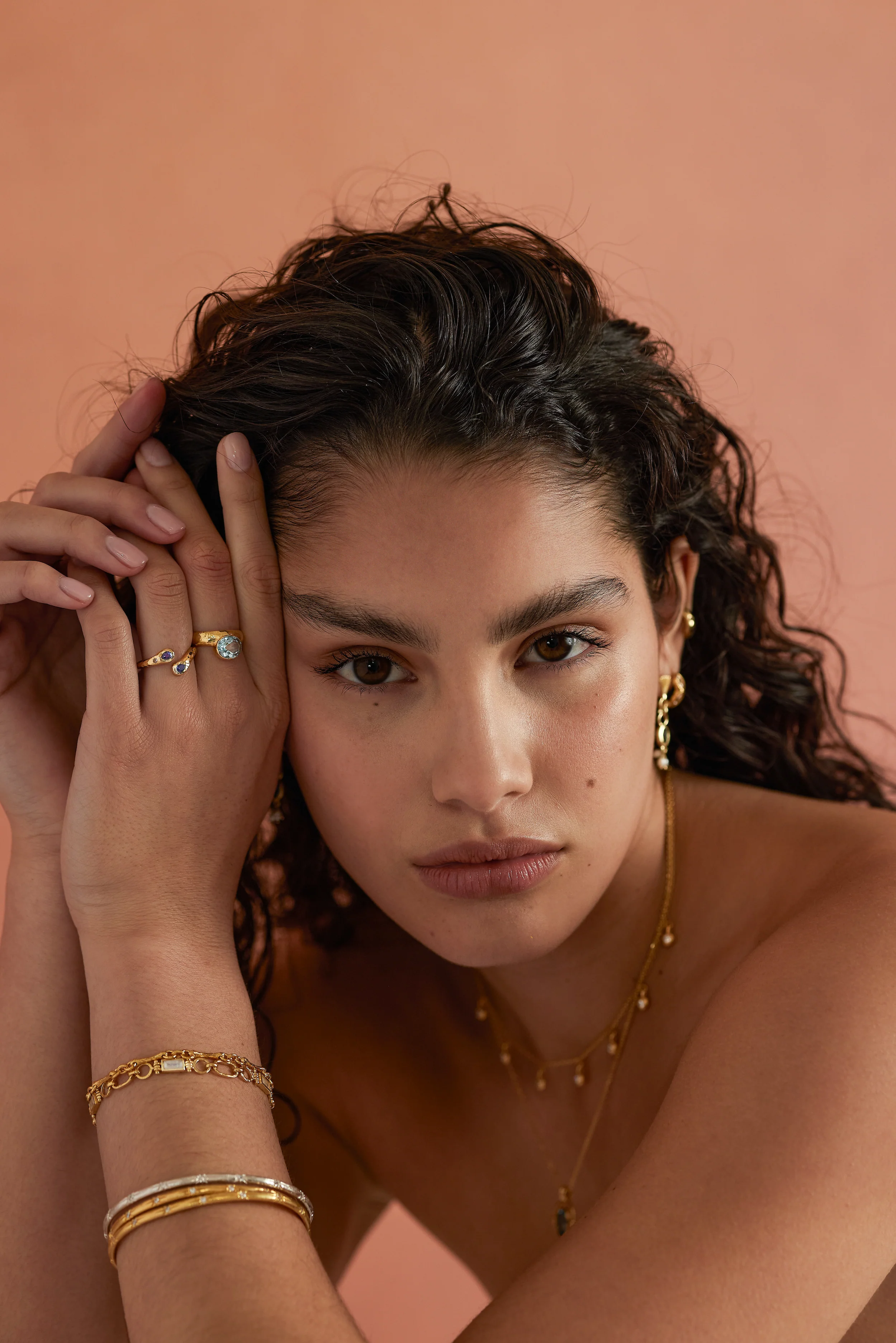 Ophelia Iolite Gold Ring - Image 2