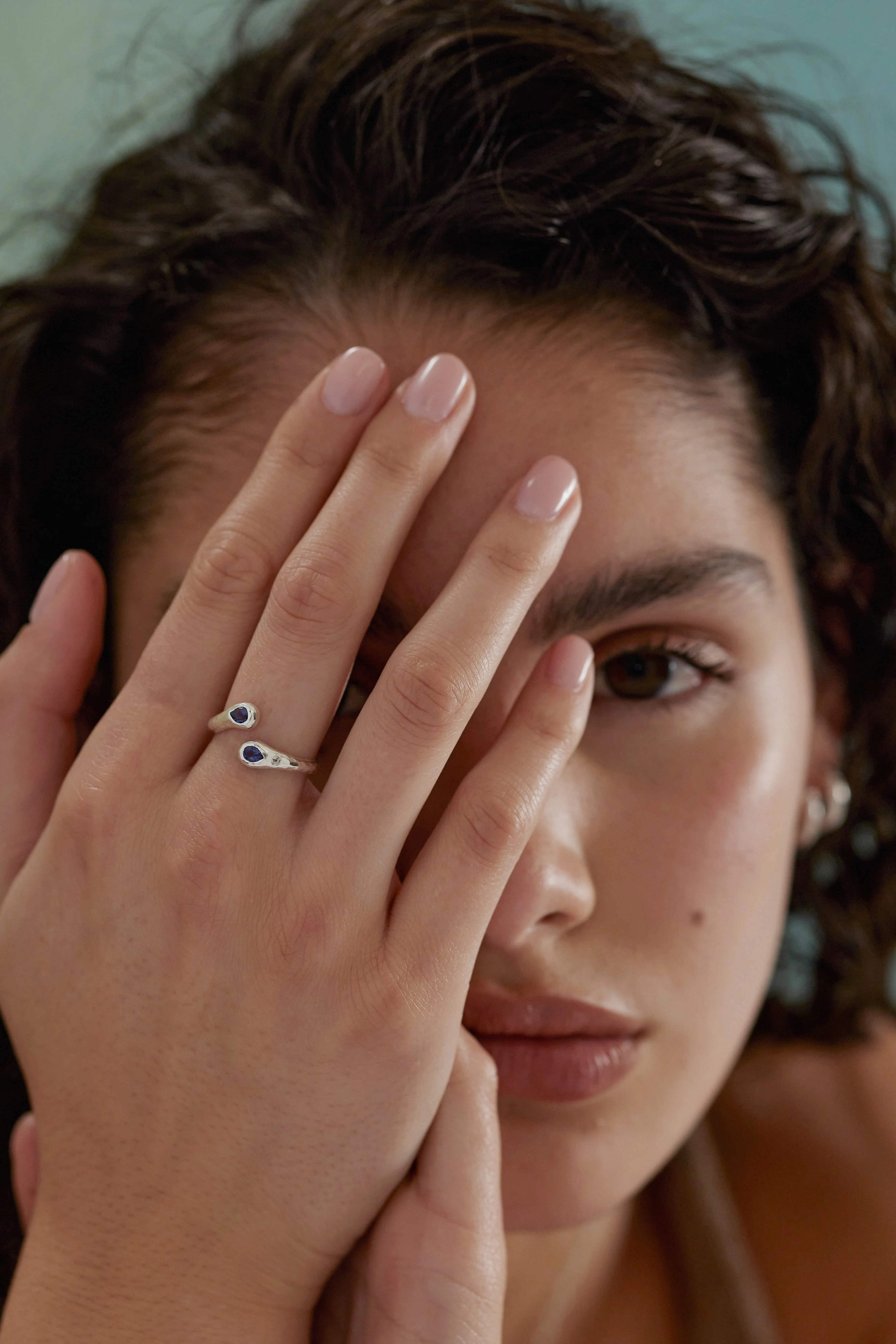 Ophelia Iolite Silver Ring - Image 2