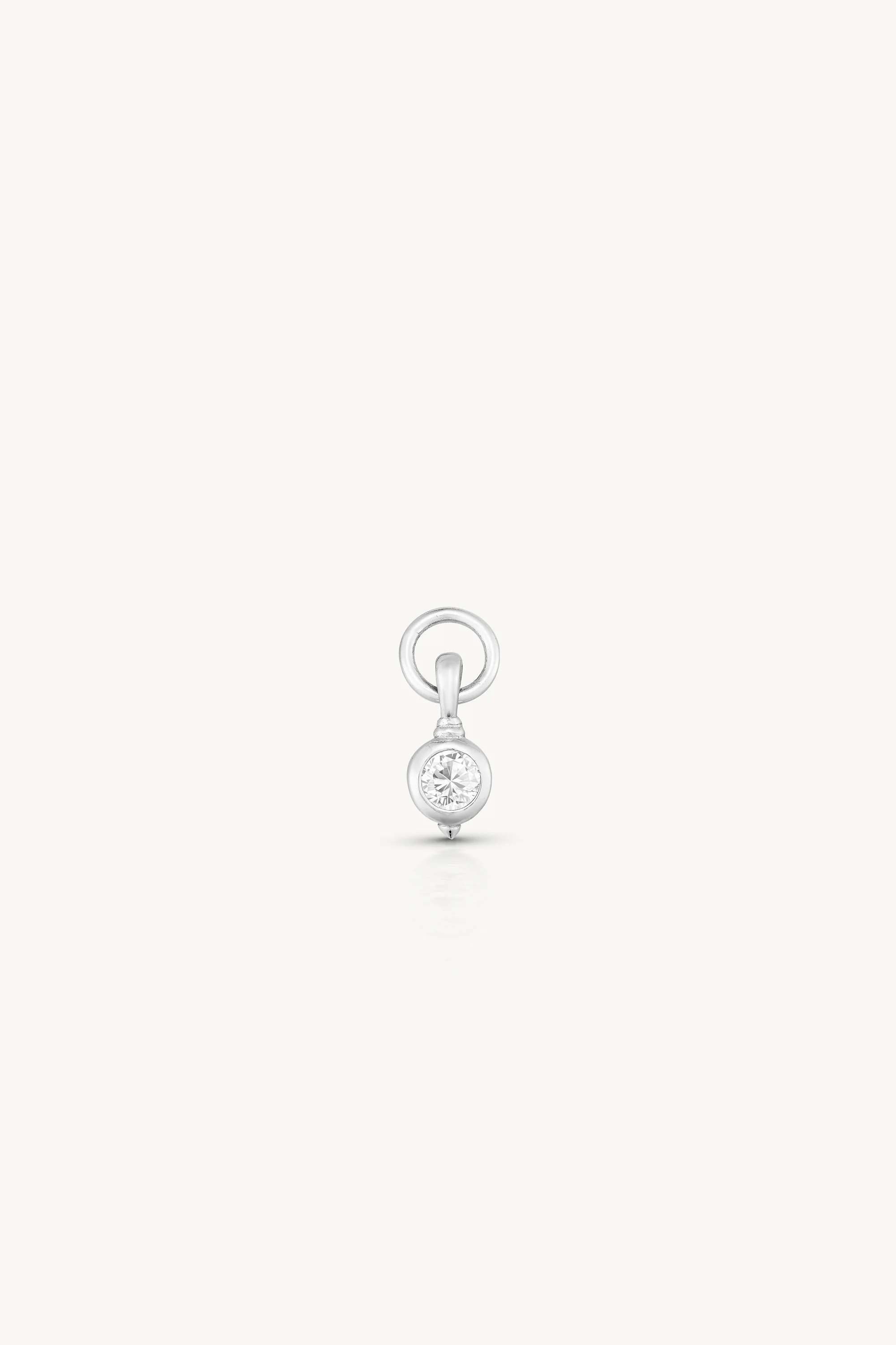 Drop Silver Charm