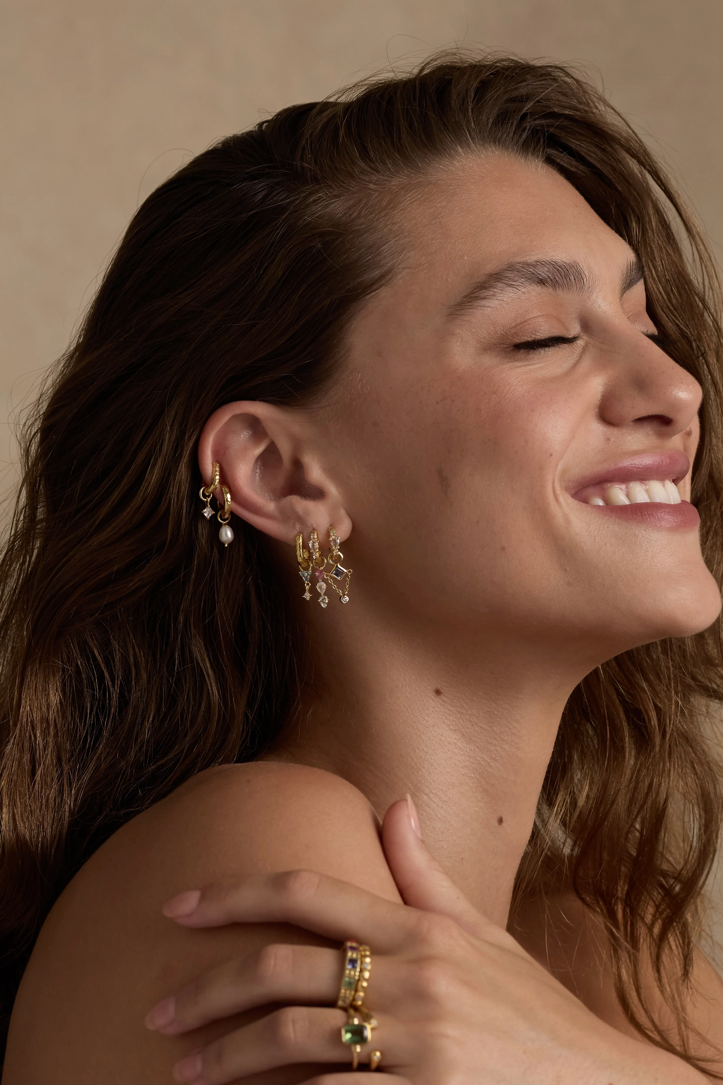 Emmie Topaz Gold Charm - Image 3