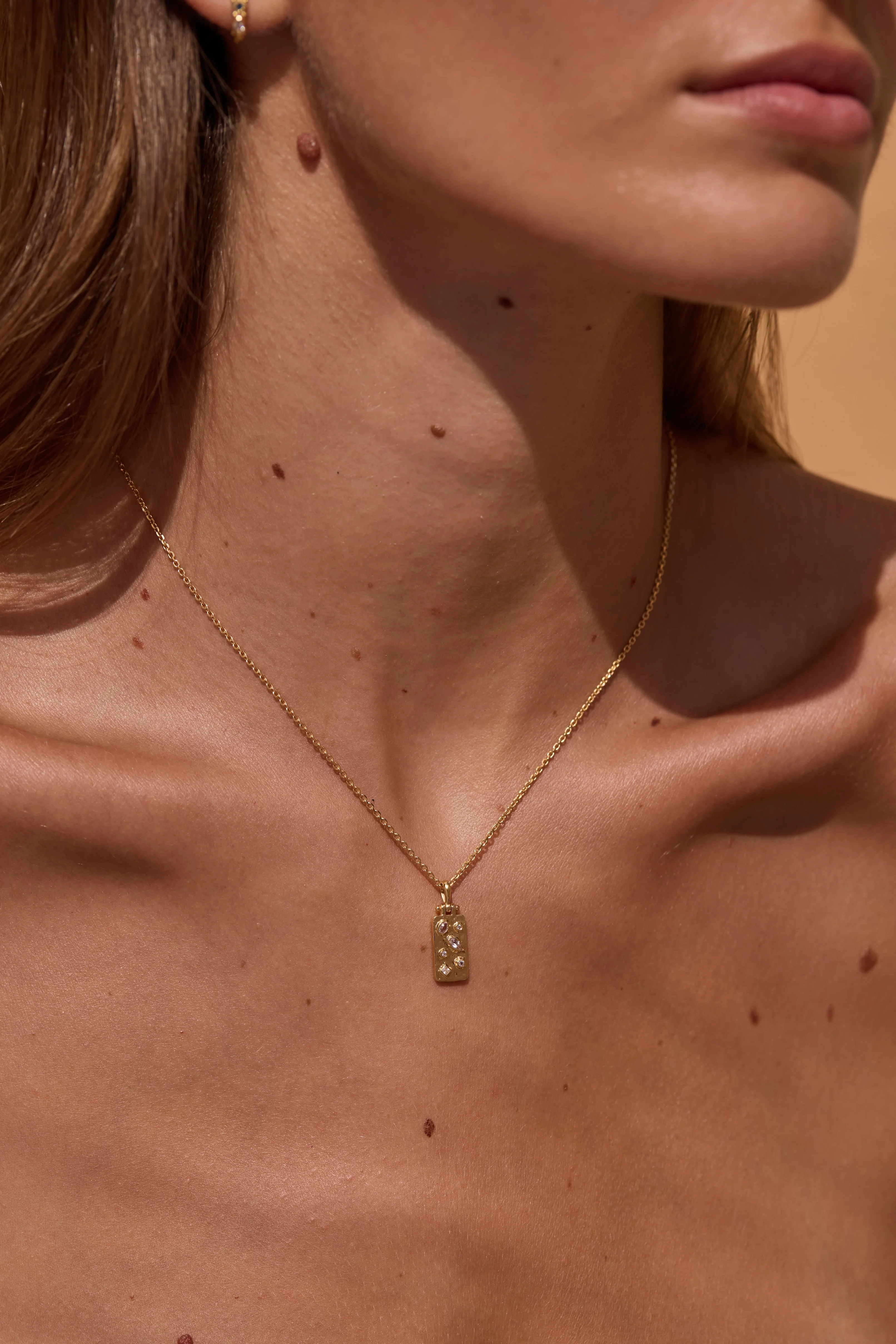 Estelle Topaz Gold Necklace - Image 4