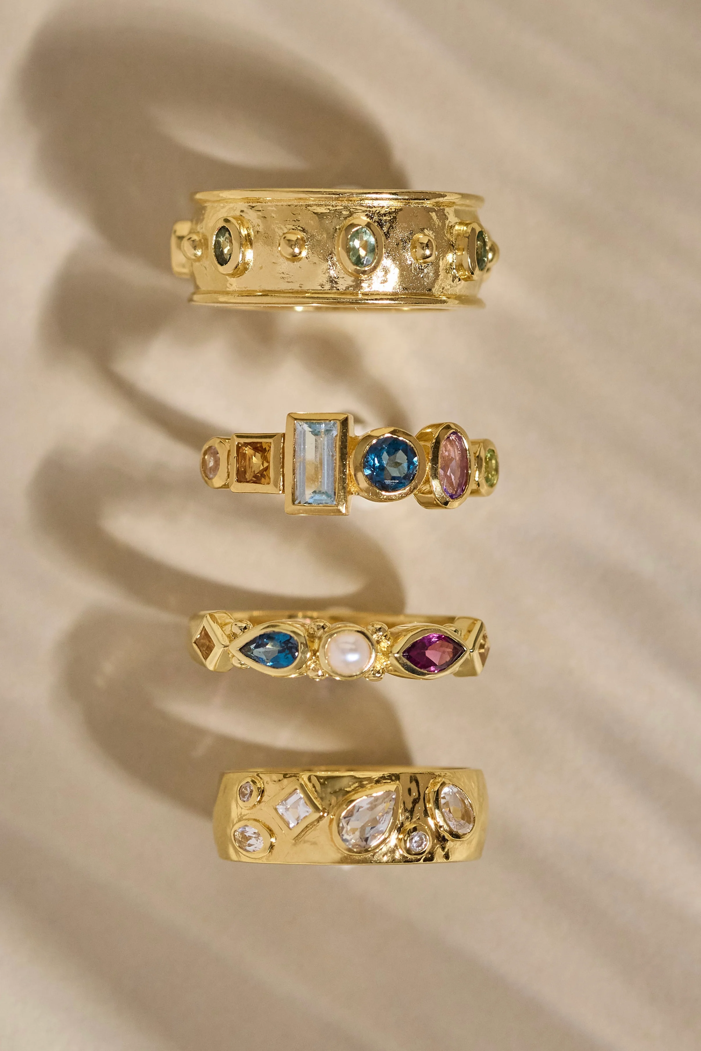 Estelle Topaz Gold Ring - Image 3