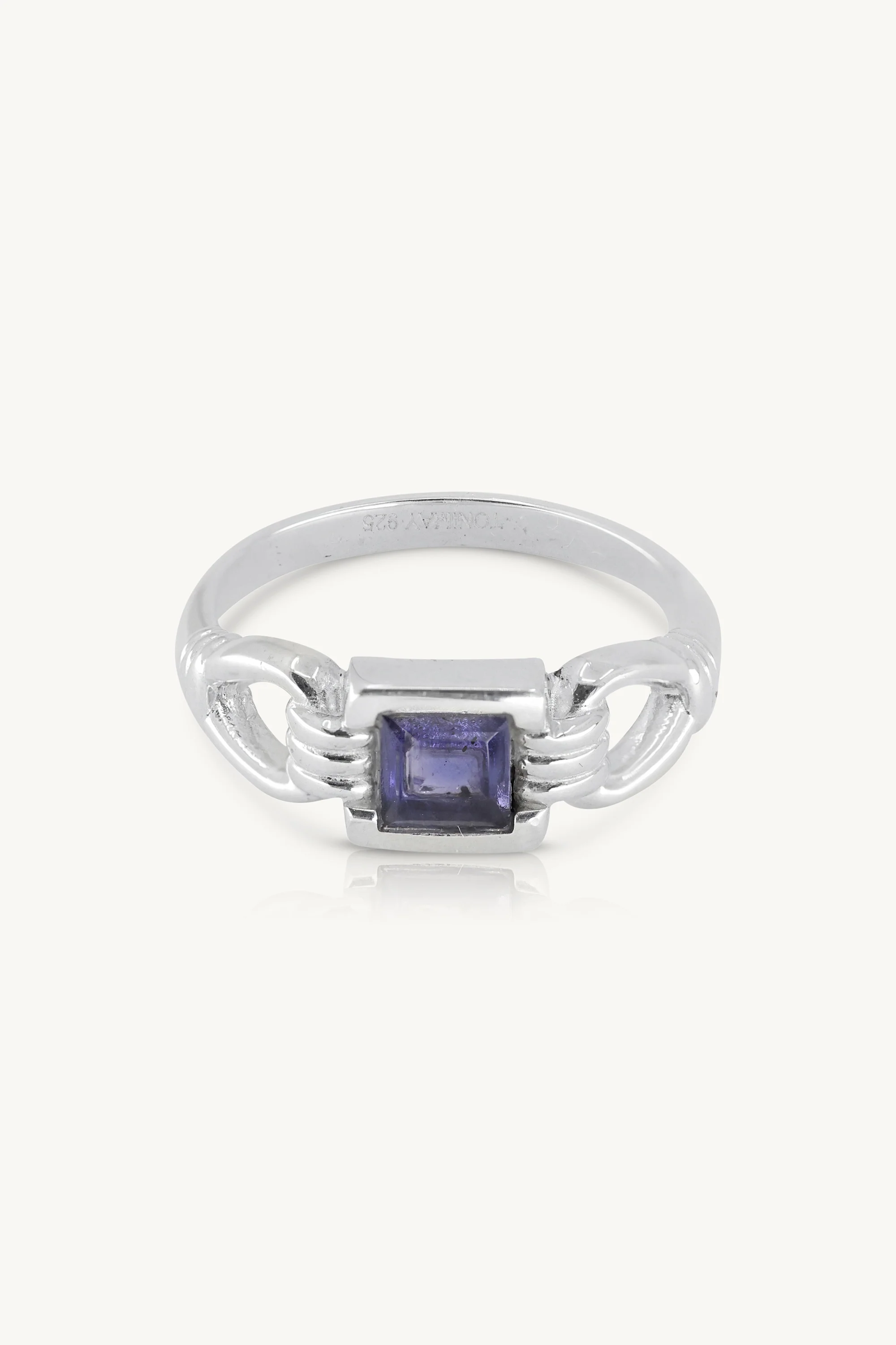 Freya Iolite Silver Ring
