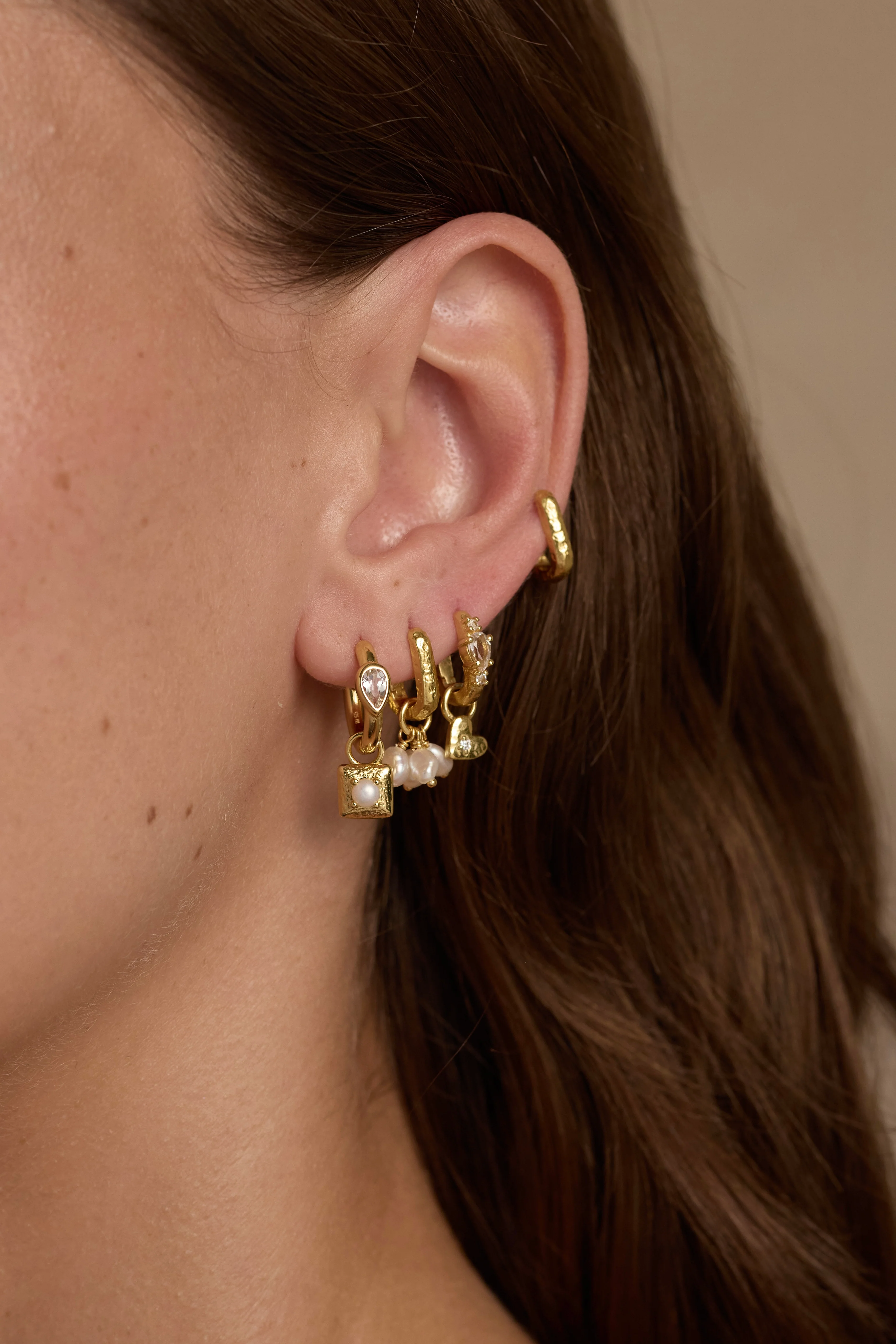 Ida Pearl Gold Ear Candy Stack - Image 2