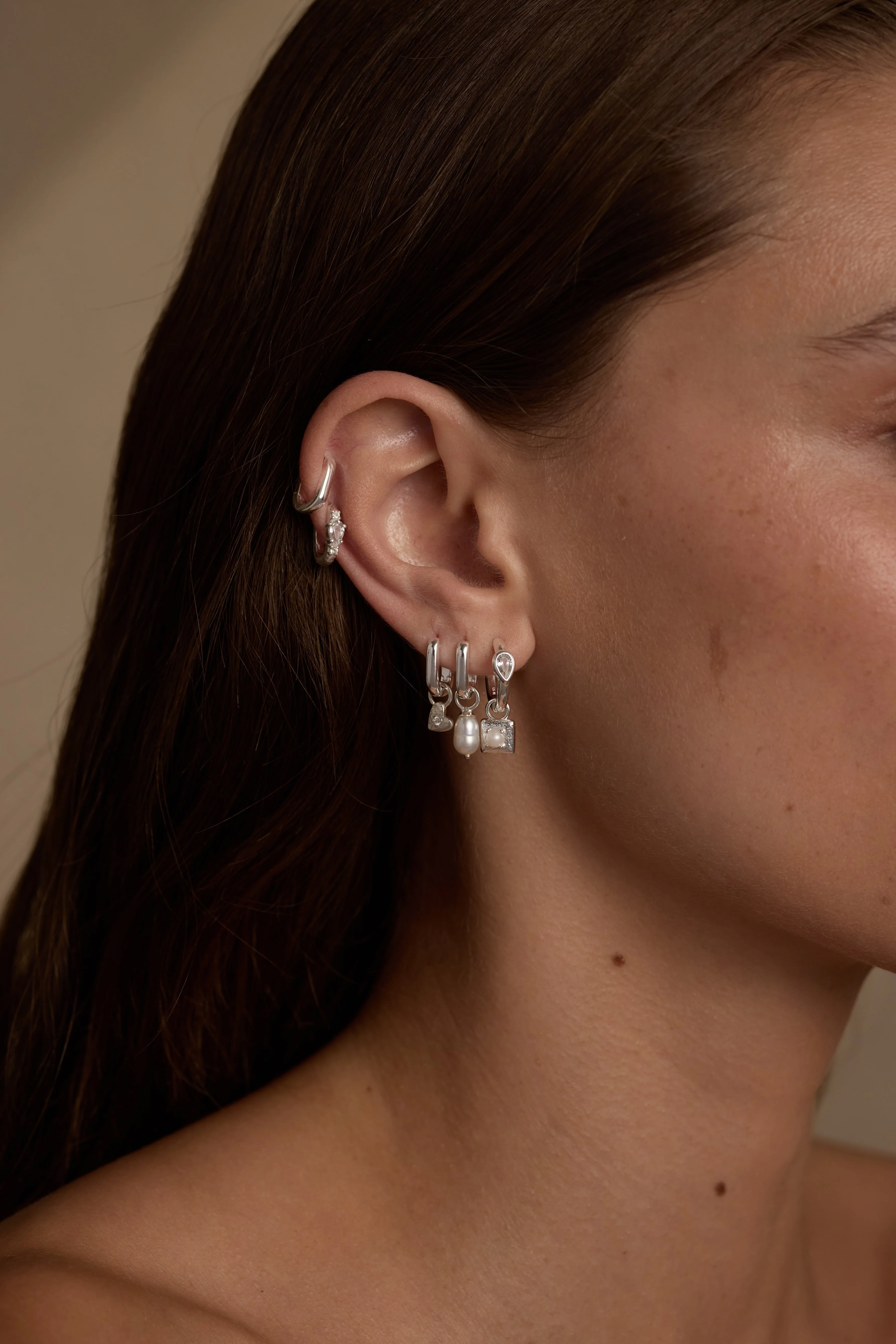 Ida Pearl Silver Ear Candy Stack - Image 2