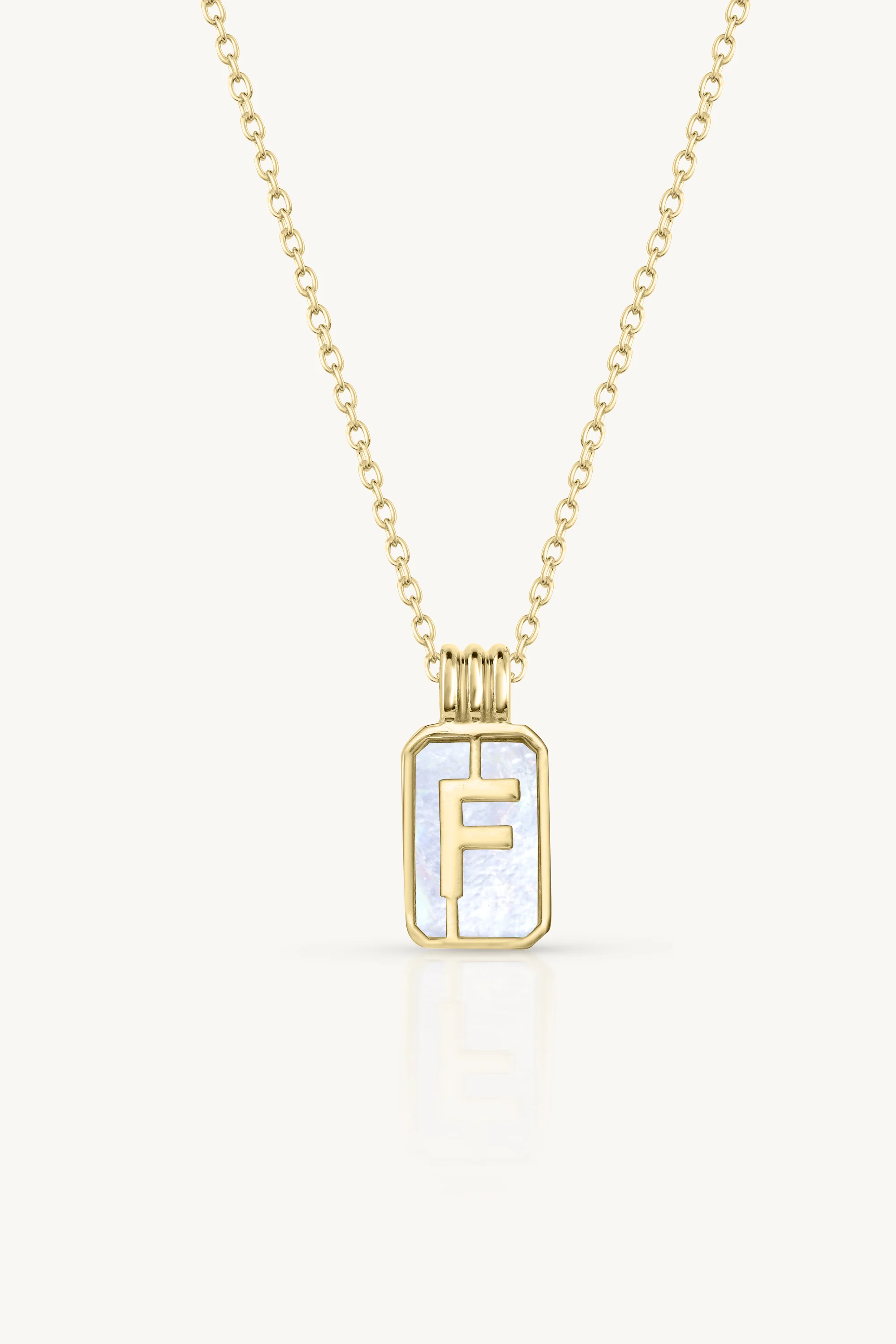 Initial A to Z Gold Necklace - Image 11