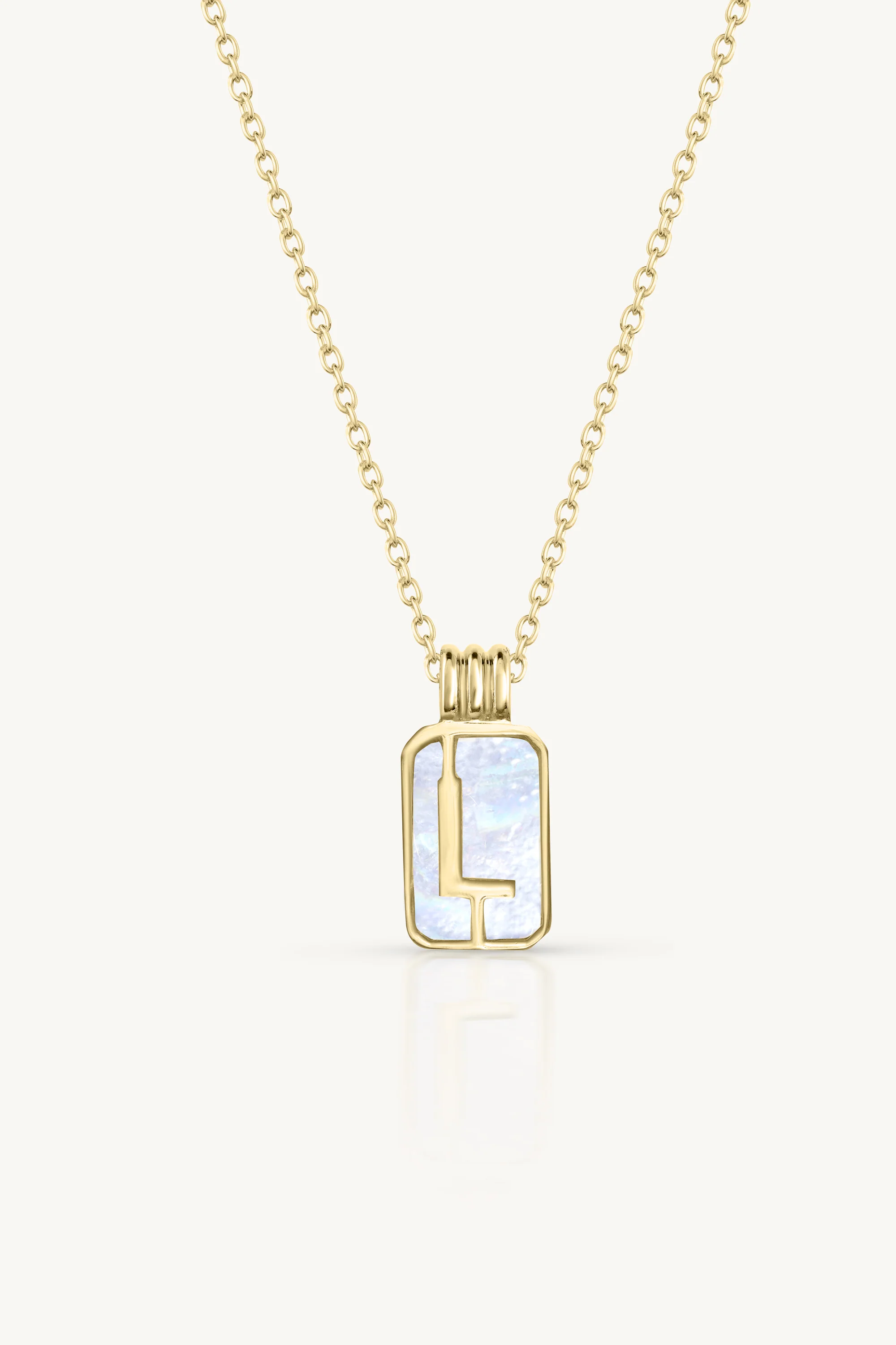 Initial A to Z Gold Necklace - Image 17