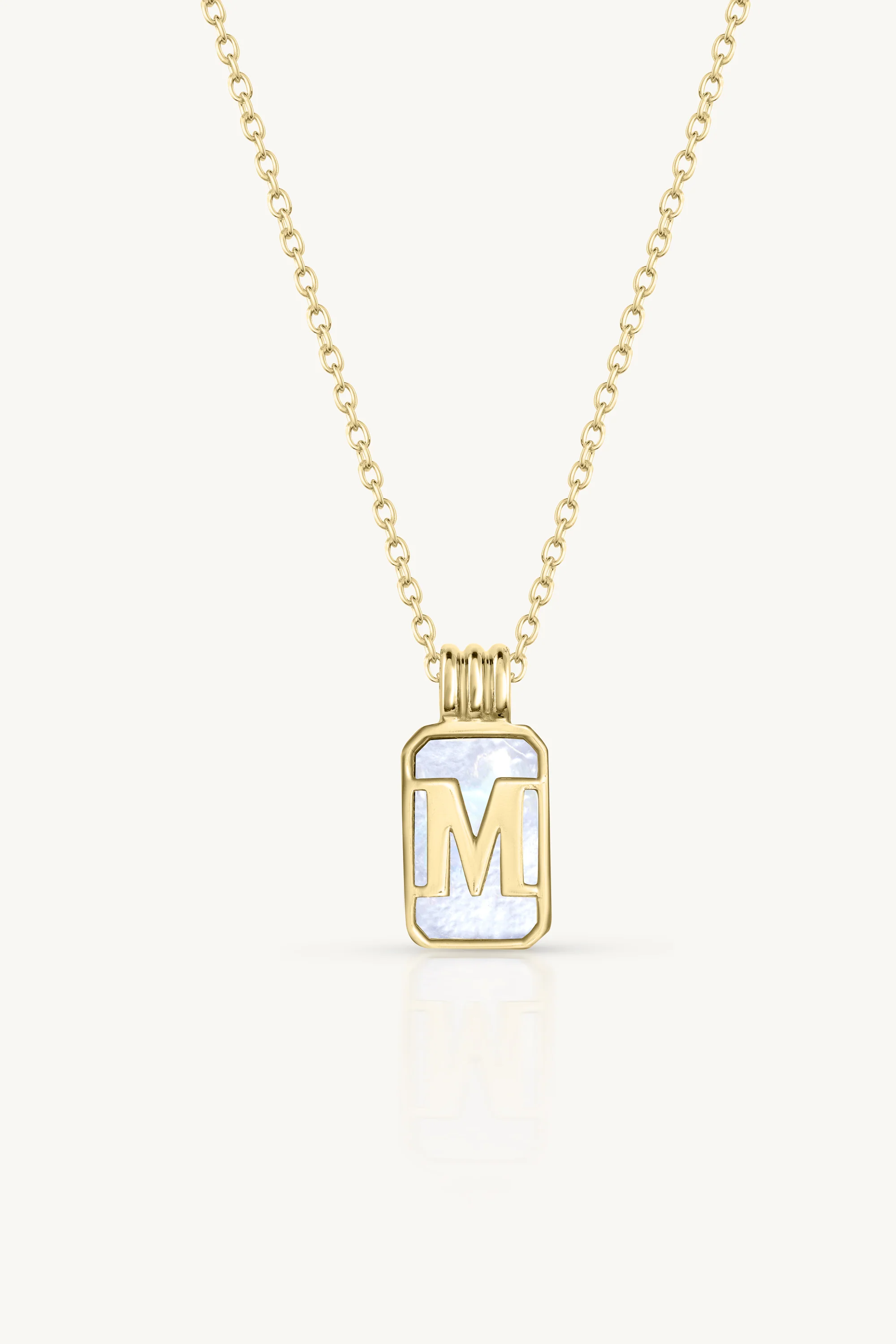 Initial A to Z Gold Necklace - Image 18