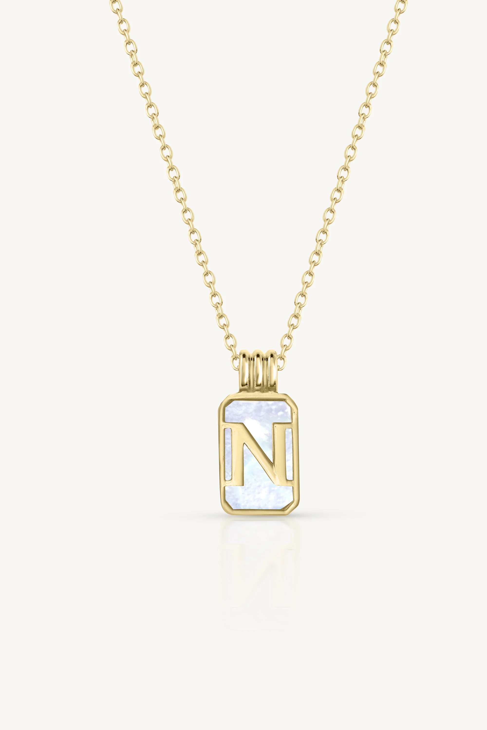 Initial A to Z Gold Necklace - Image 19