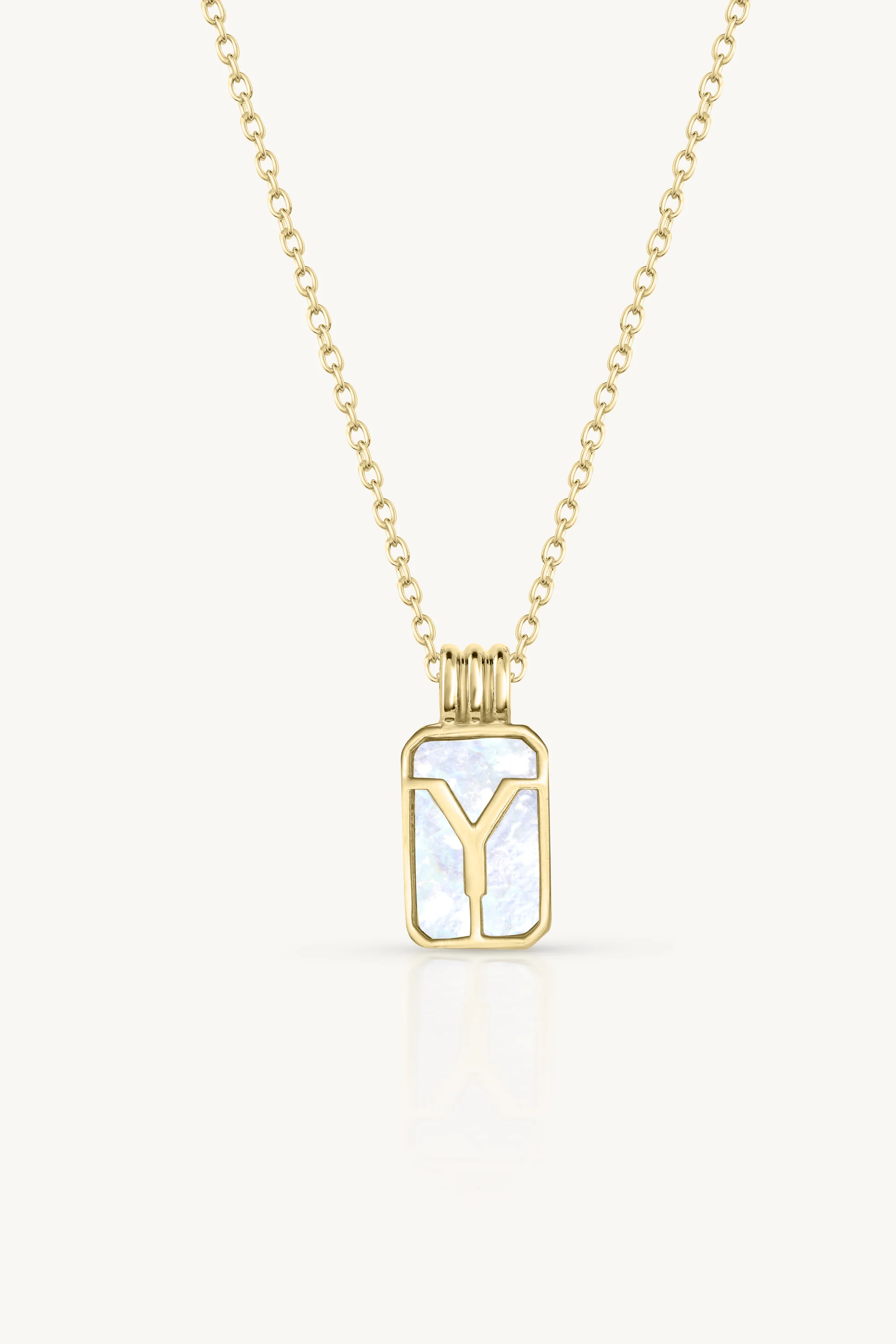 Initial A to Z Gold Necklace - Image 30