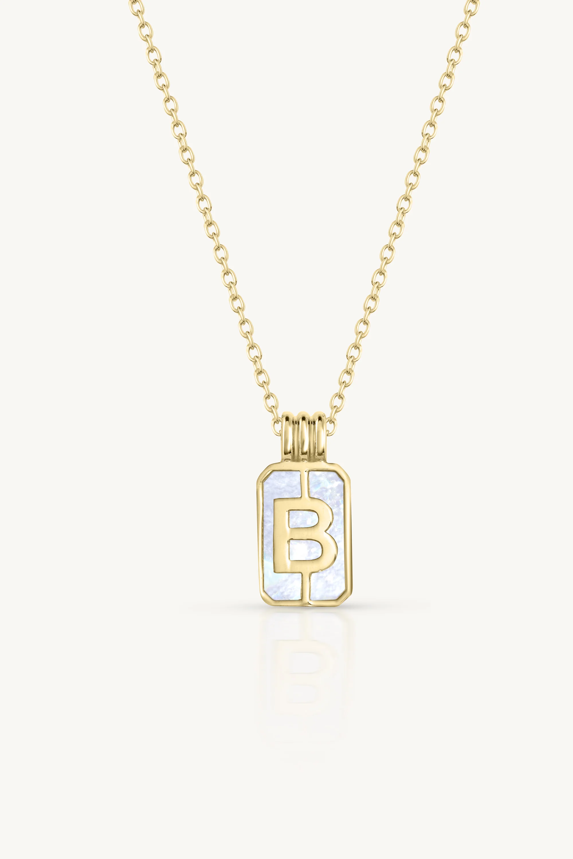 Initial A to Z Gold Necklace - Image 7