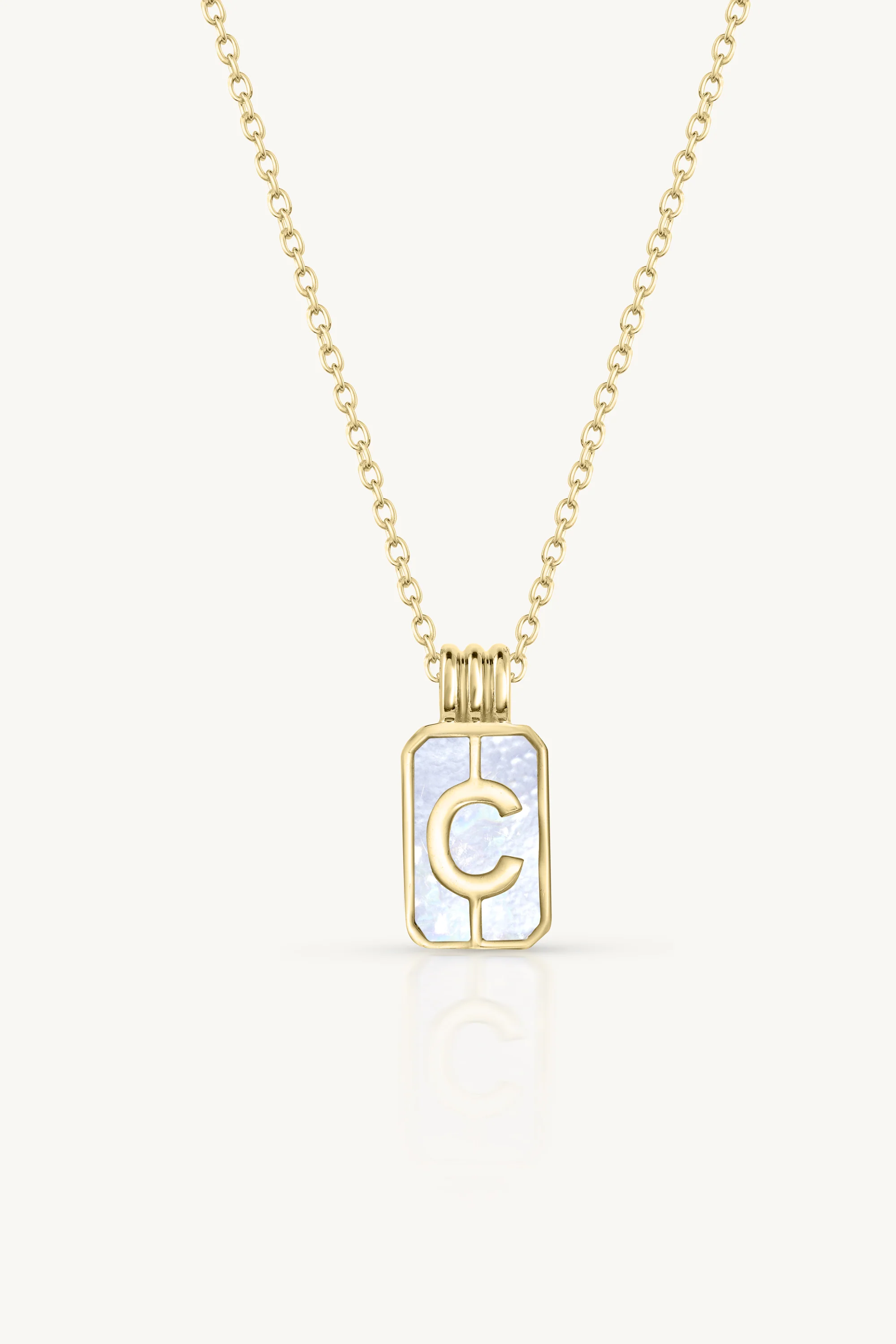 Initial A to Z Gold Necklace - Image 8