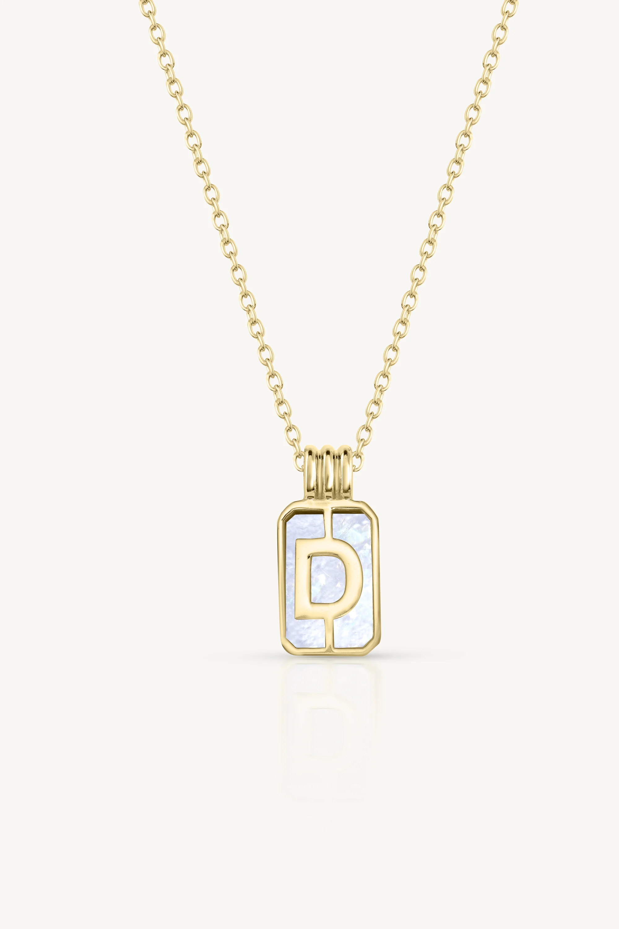 Initial A to Z Gold Necklace - Image 9