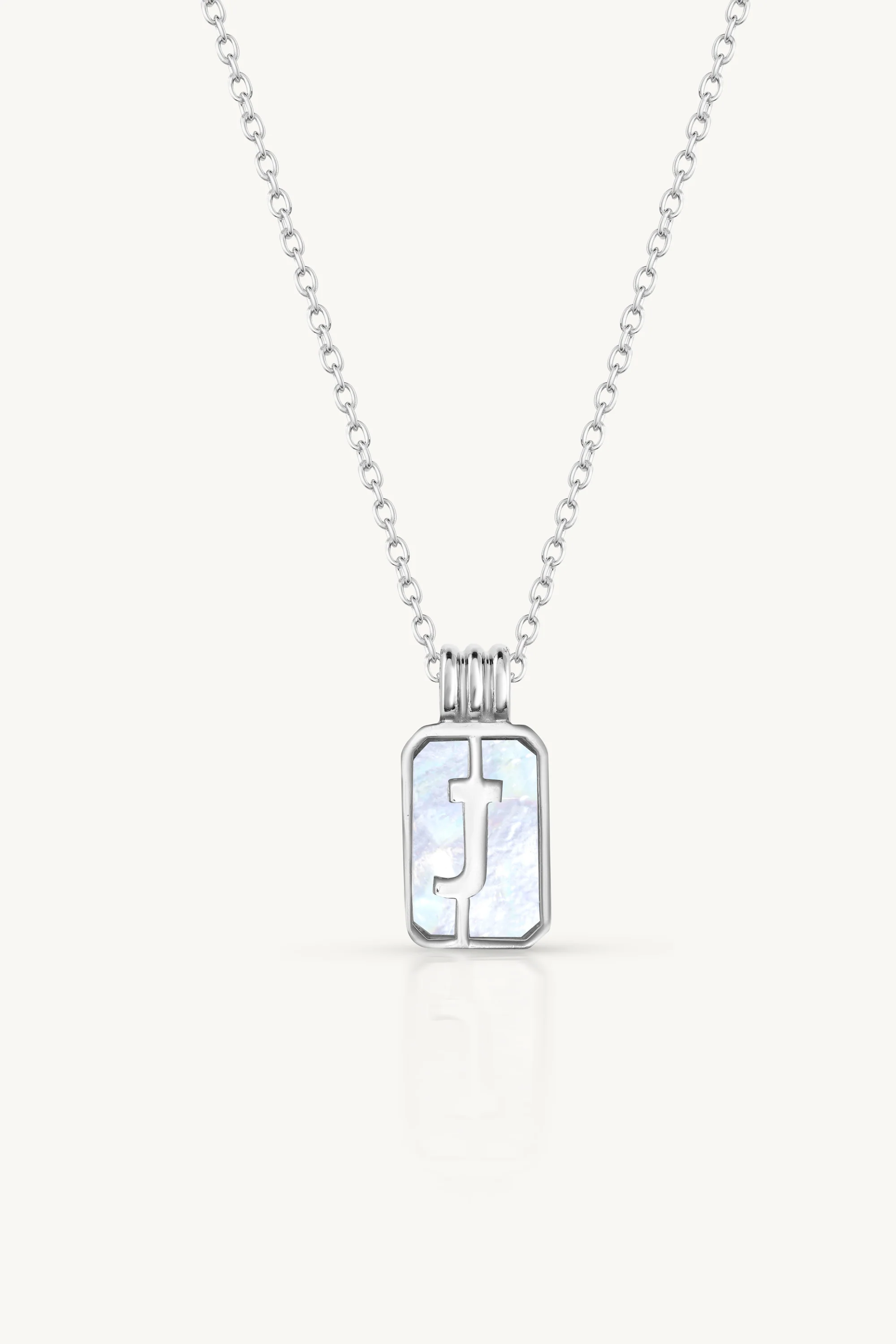 Initial A to Z Silver Necklace - Image 13