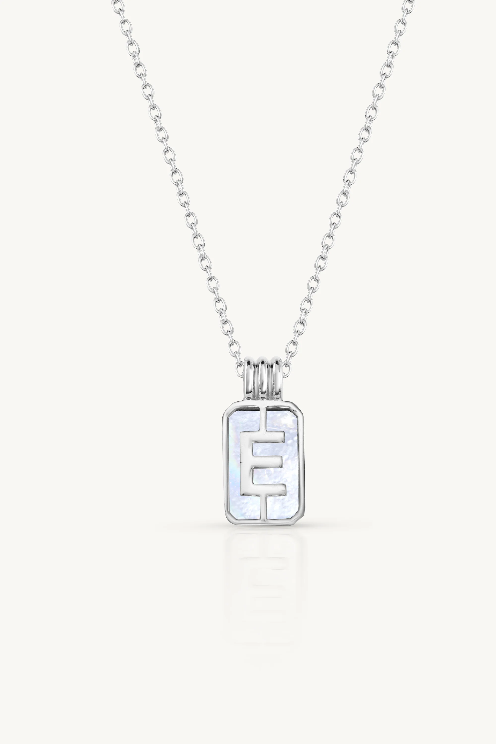Initial A to Z Silver Necklace - Image 8