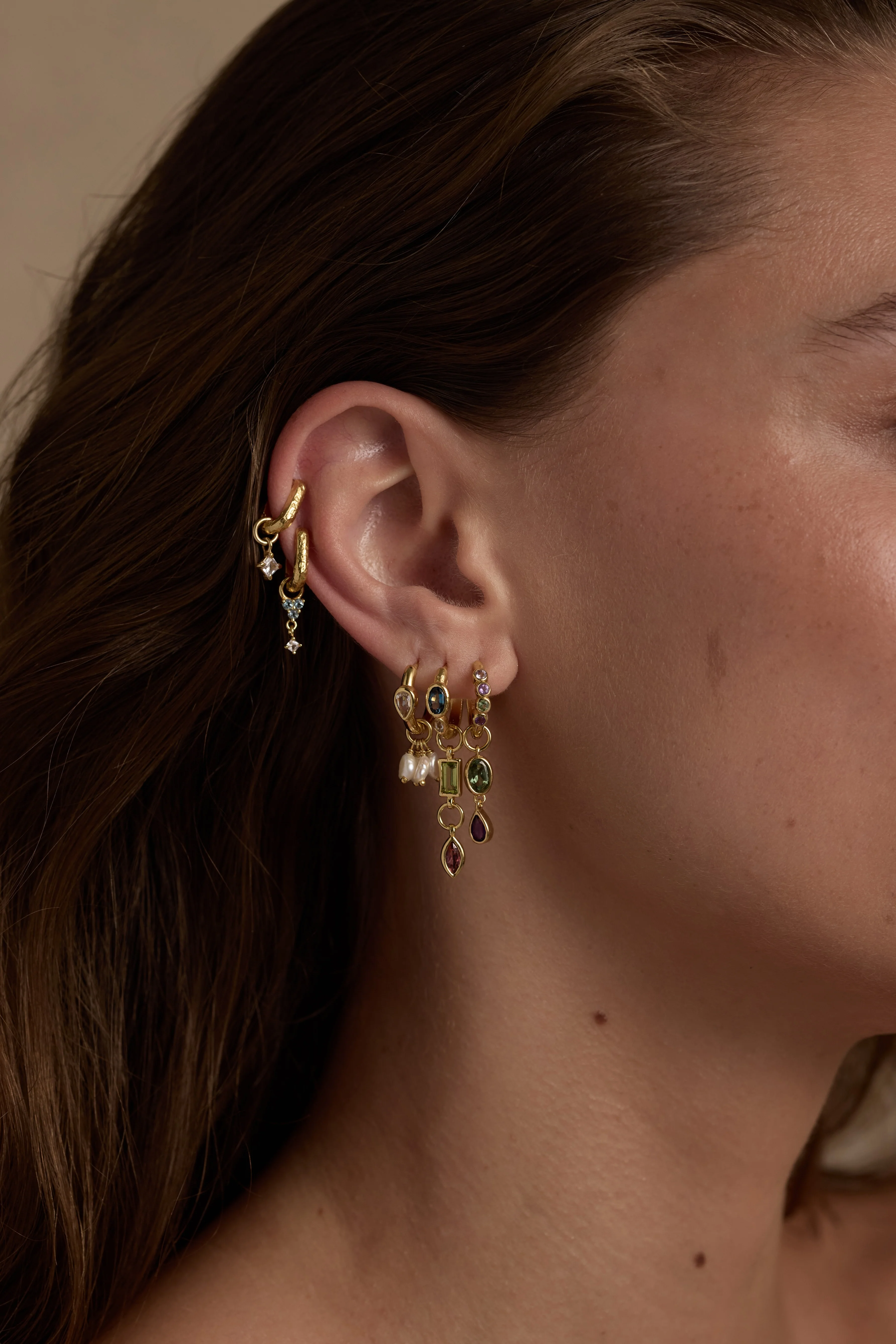 Helena Apatite Gold Charm - Image 3