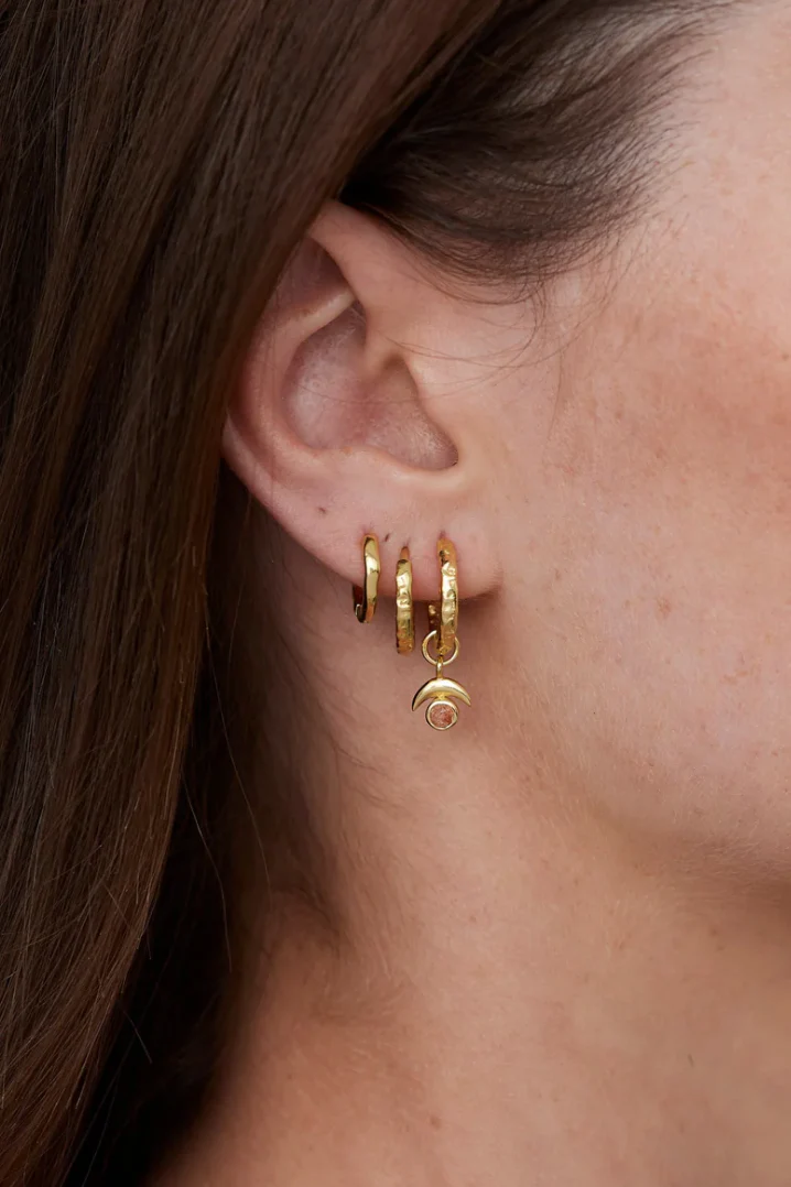 Lunar Gold Moonstone Charm - Image 2