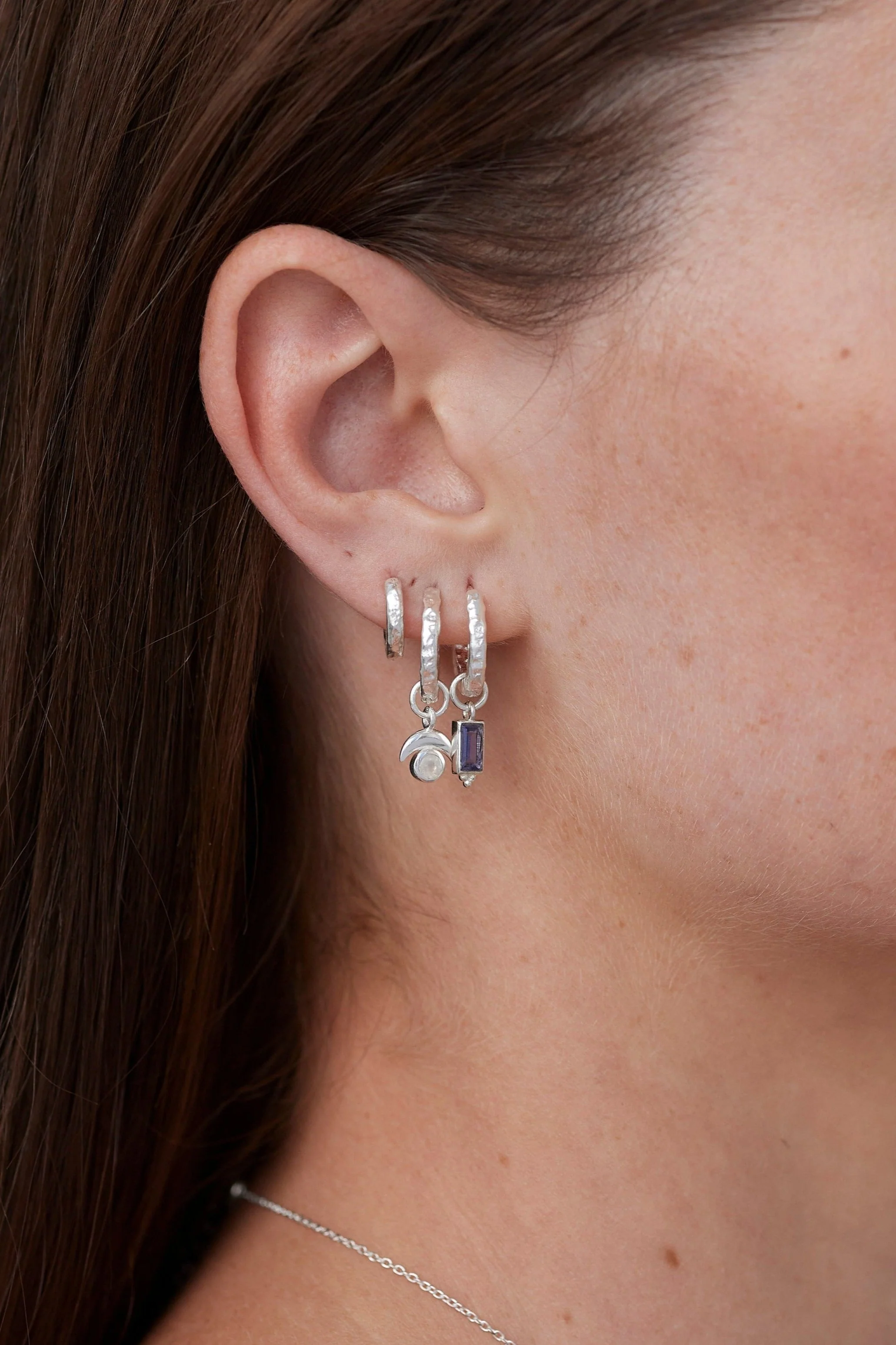 Lunar Silver Moonstone Charm - Image 2