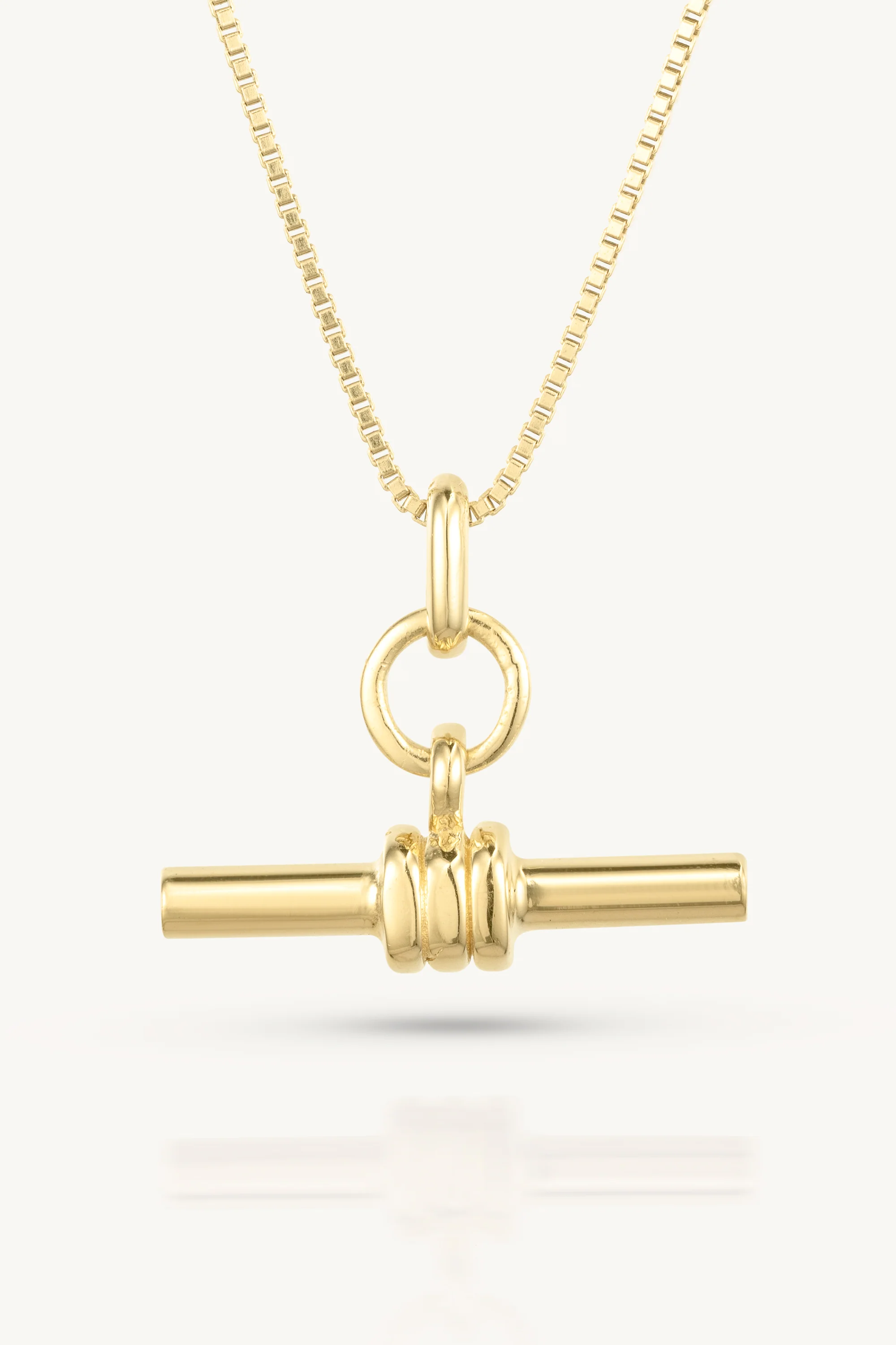 Unisex Fob Gold Necklace