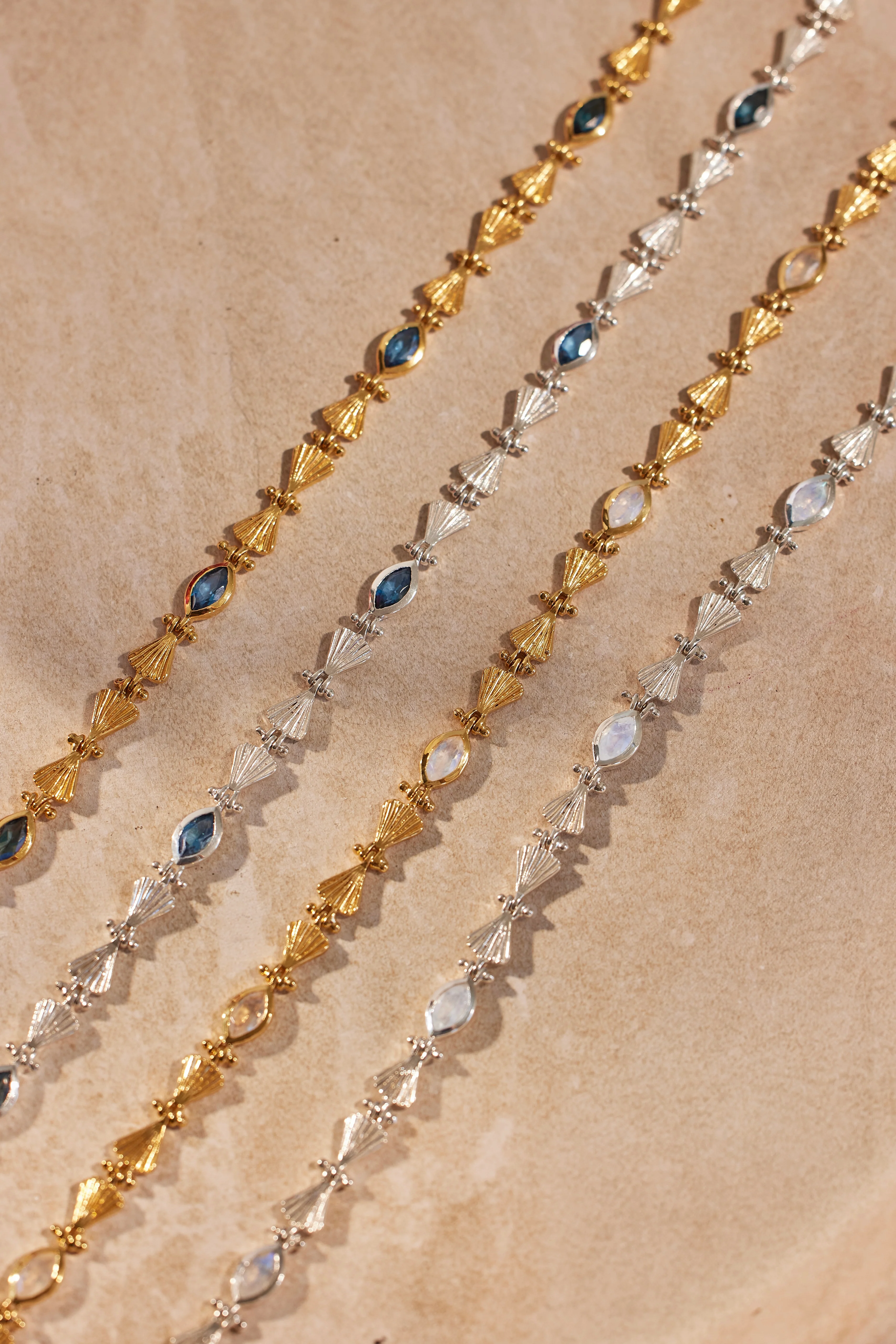 Octavia Moonstone Gold Necklace - Image 4