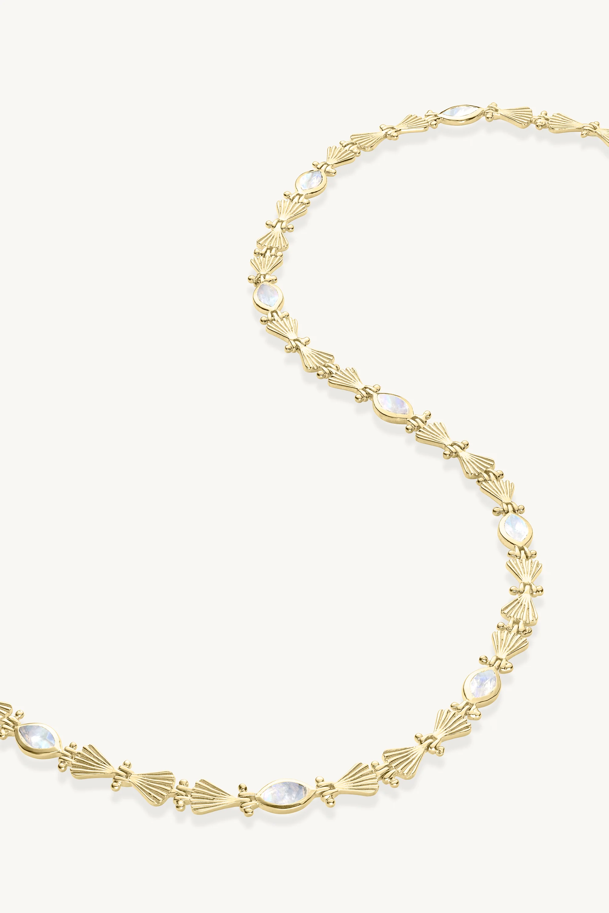 Octavia Moonstone Gold Necklace - Image 6