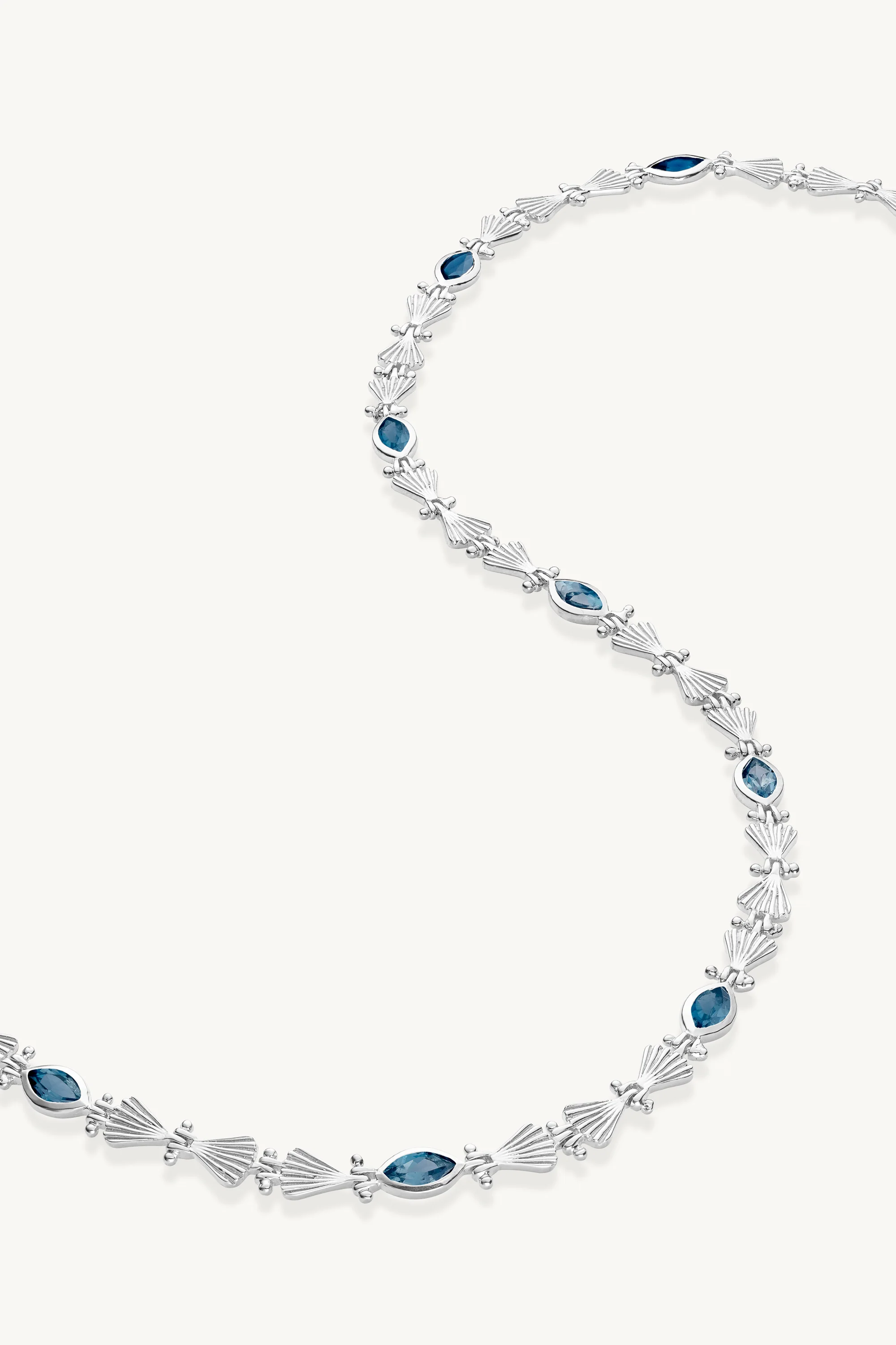 Octavia Topaz Silver Necklace - Image 6