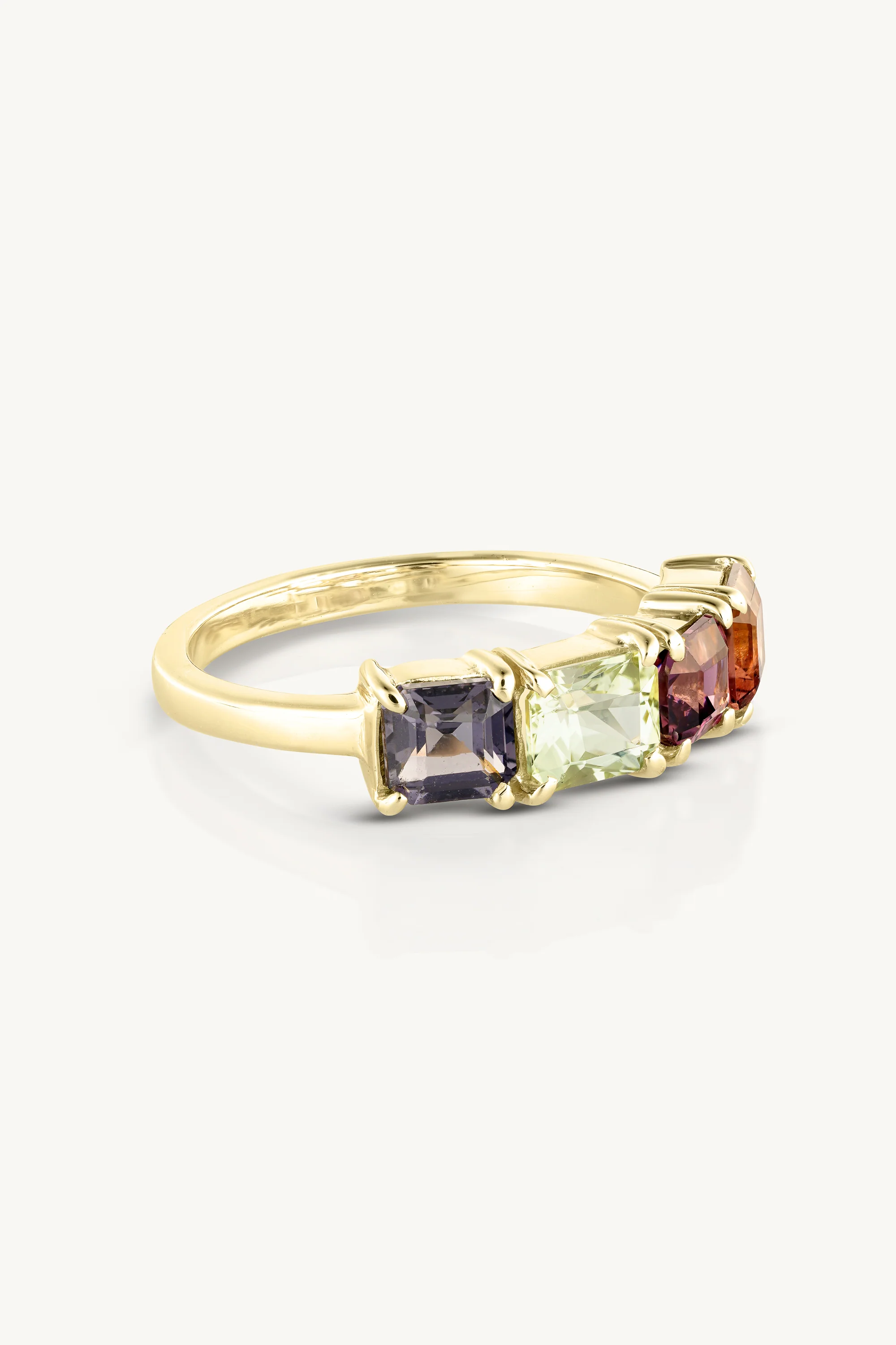 Tourmaline Baguette Cluster Band - Image 4