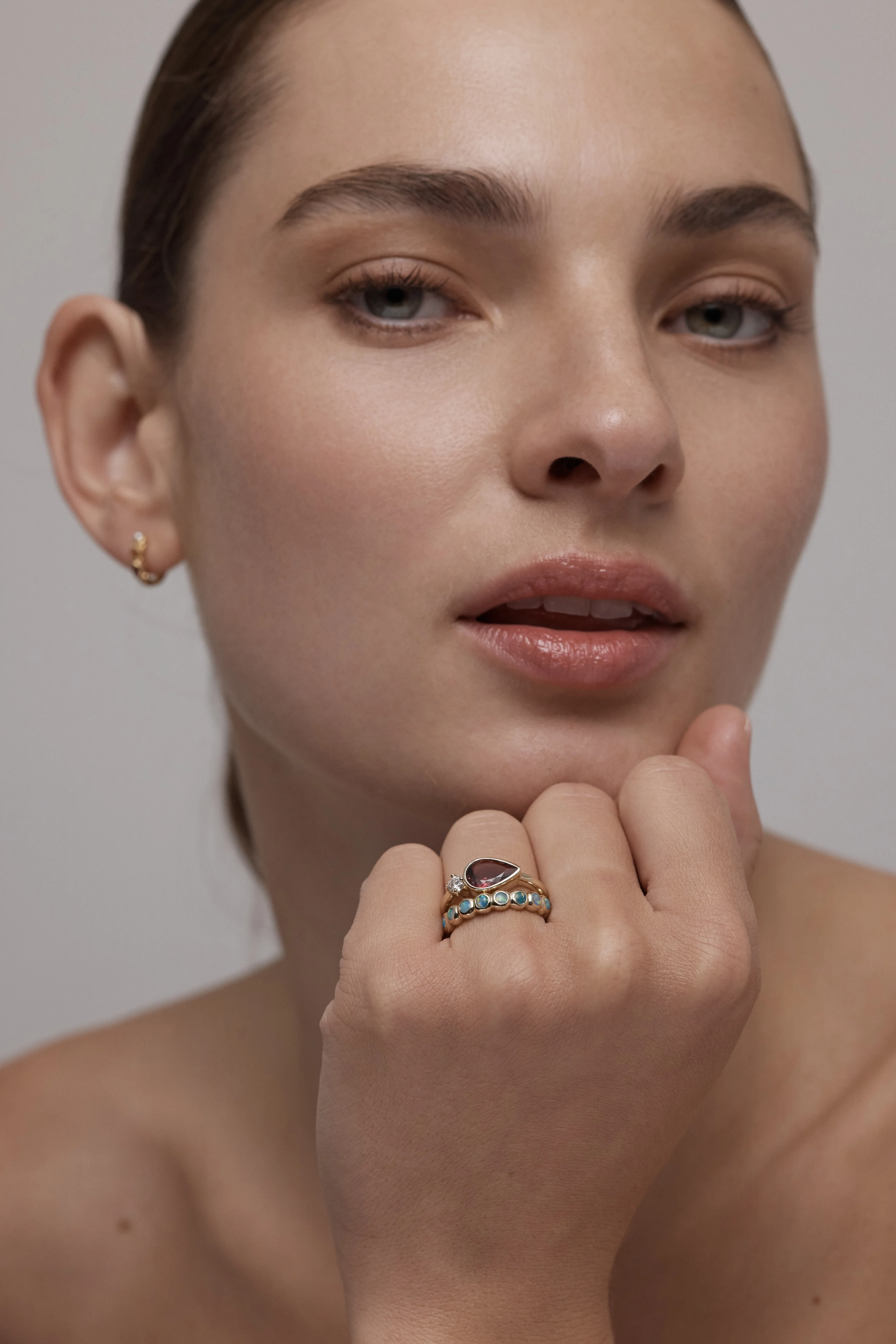 Australian Opal Bezel Band - Image 5