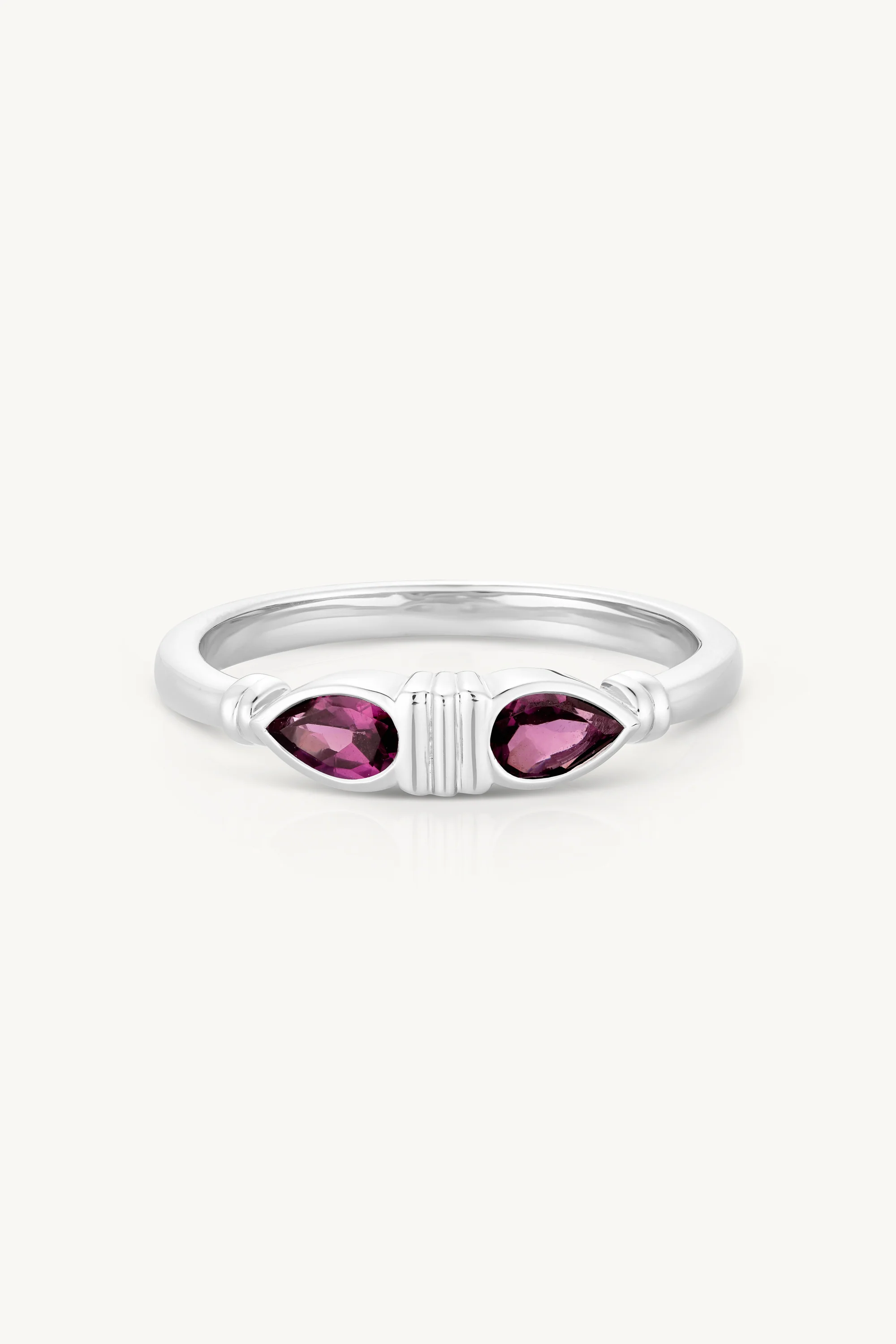 Eden Rhodolite Silver Ring