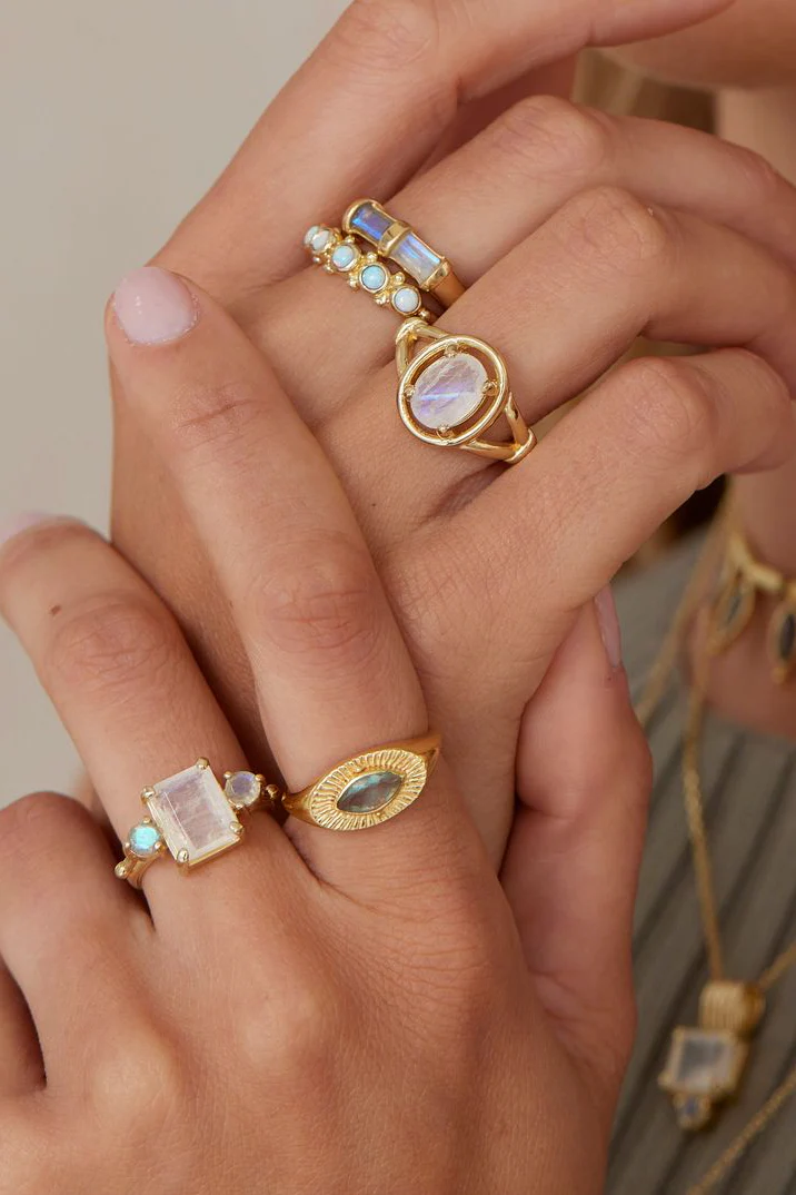 Radiance Moonstone Silver Ring - Image 2
