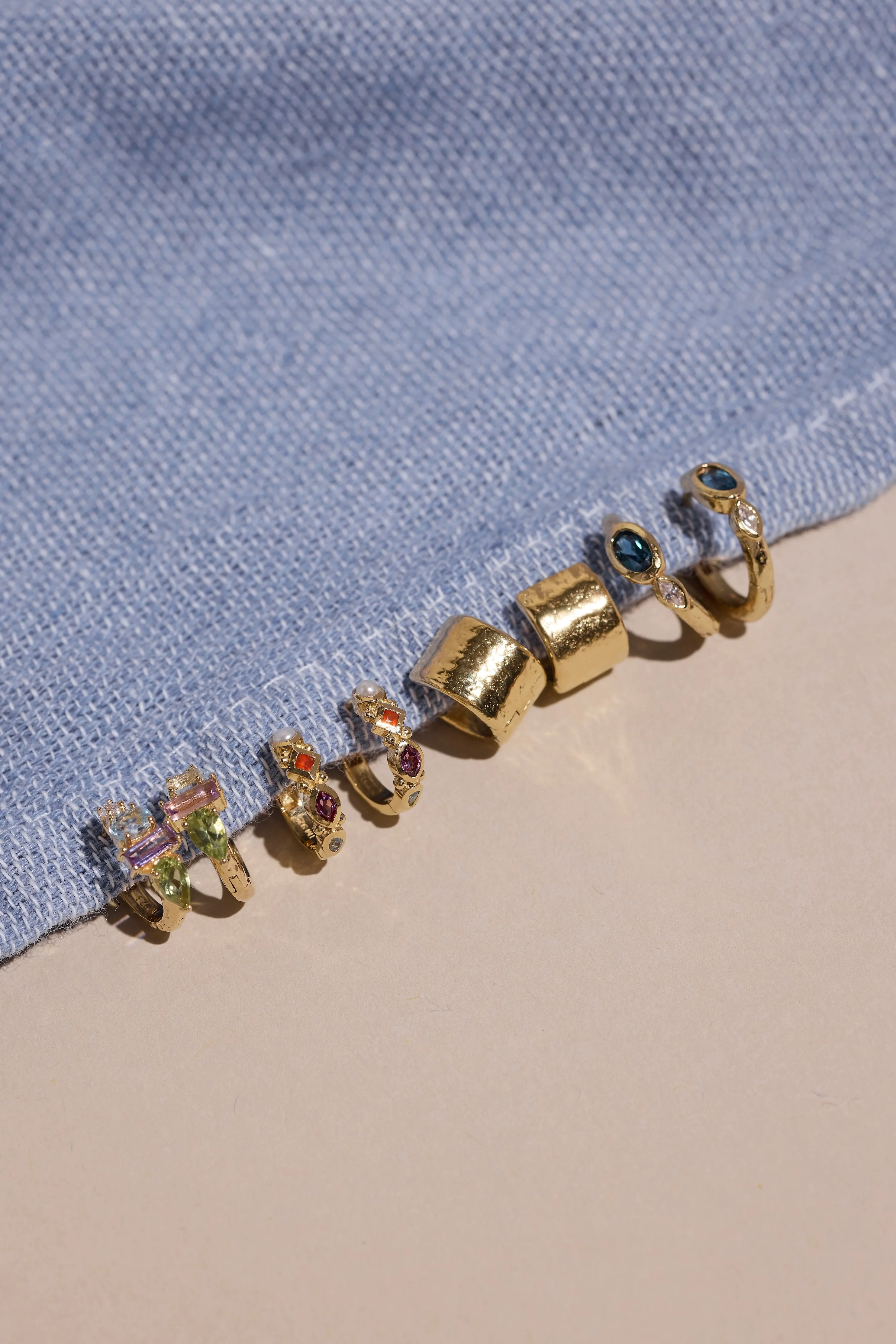 Reina Gold Hoops - Image 5