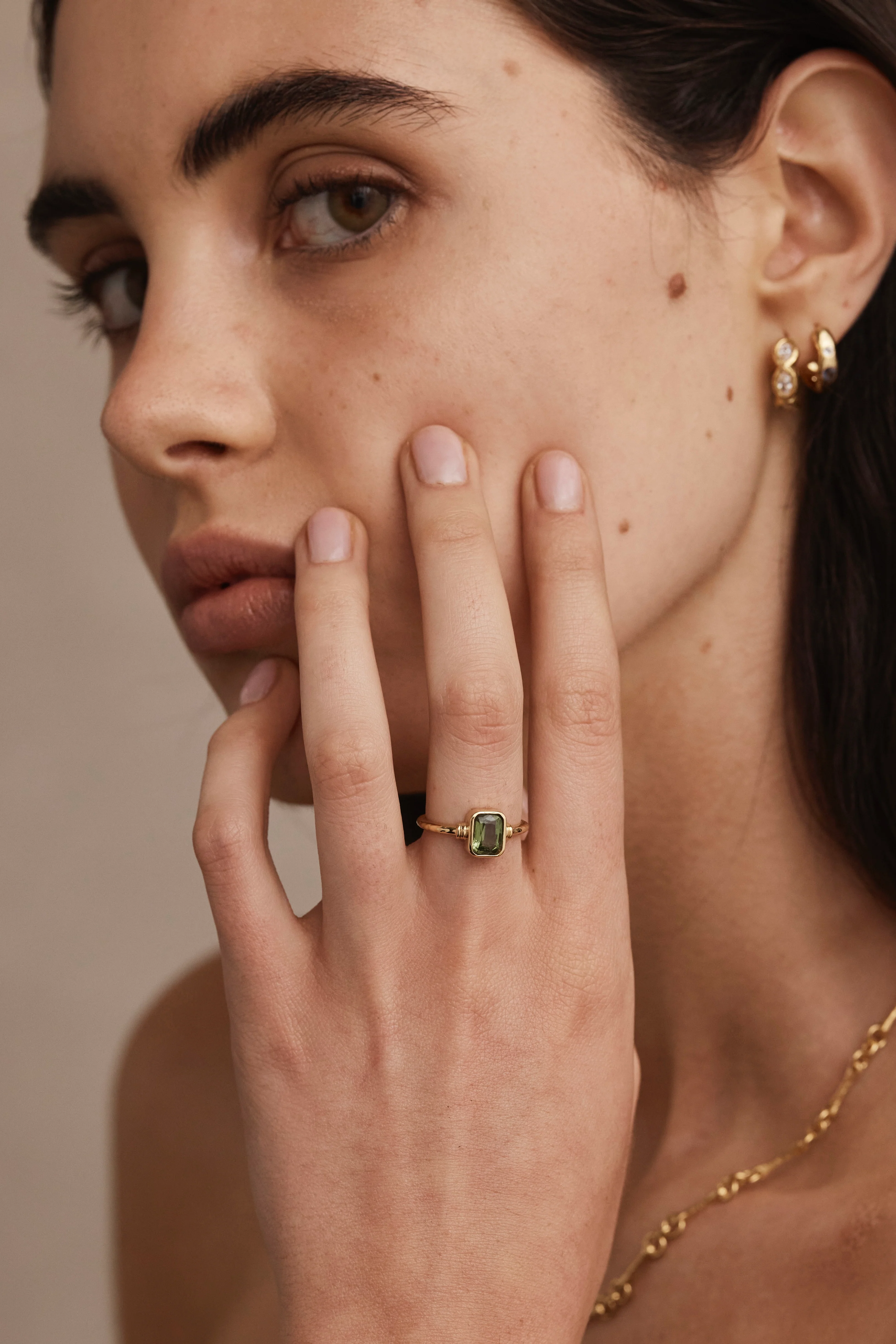 Romy Apatite Gold Stacker - Image 3