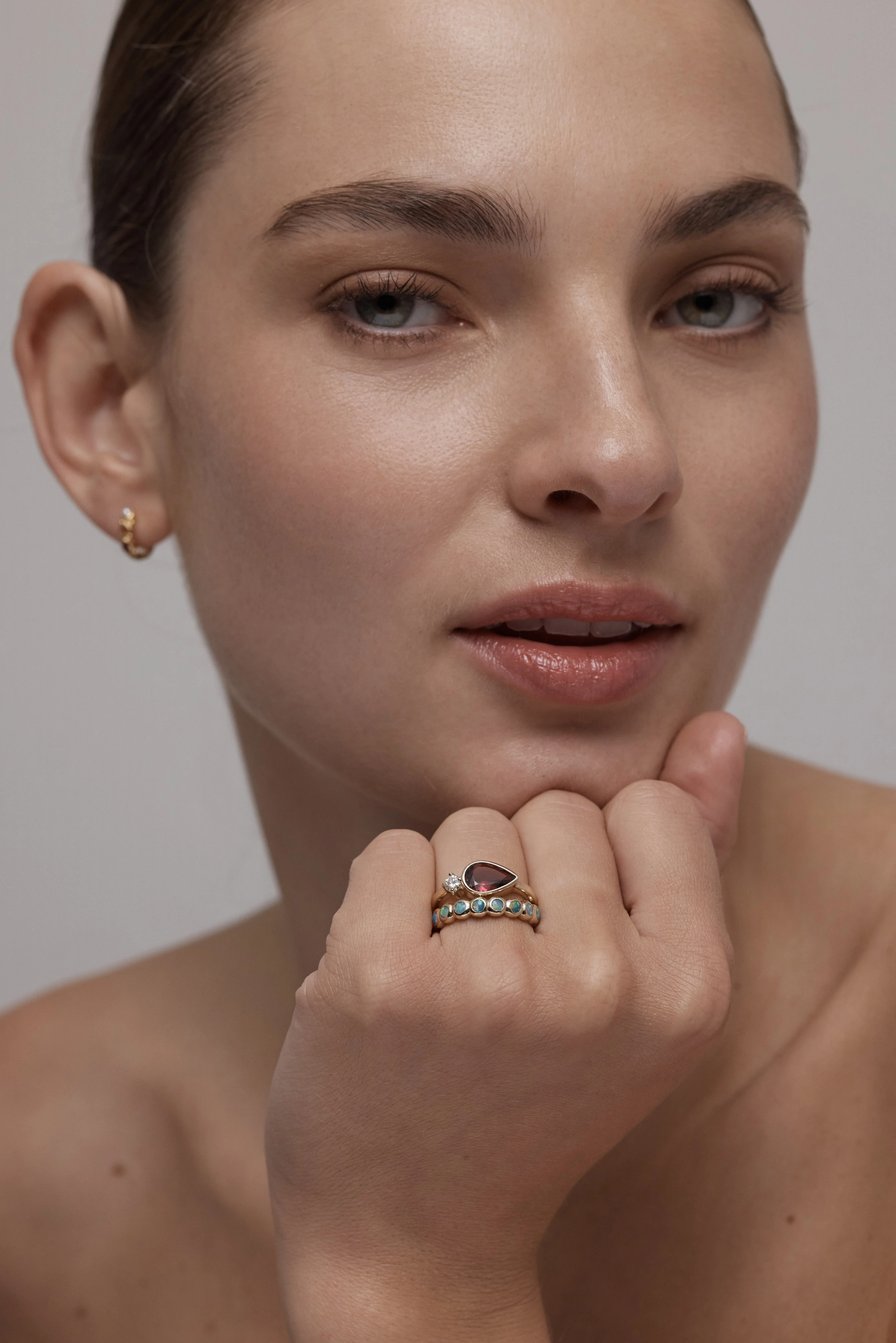Selene Tourmaline 14K Yellow Gold Ring - Image 5