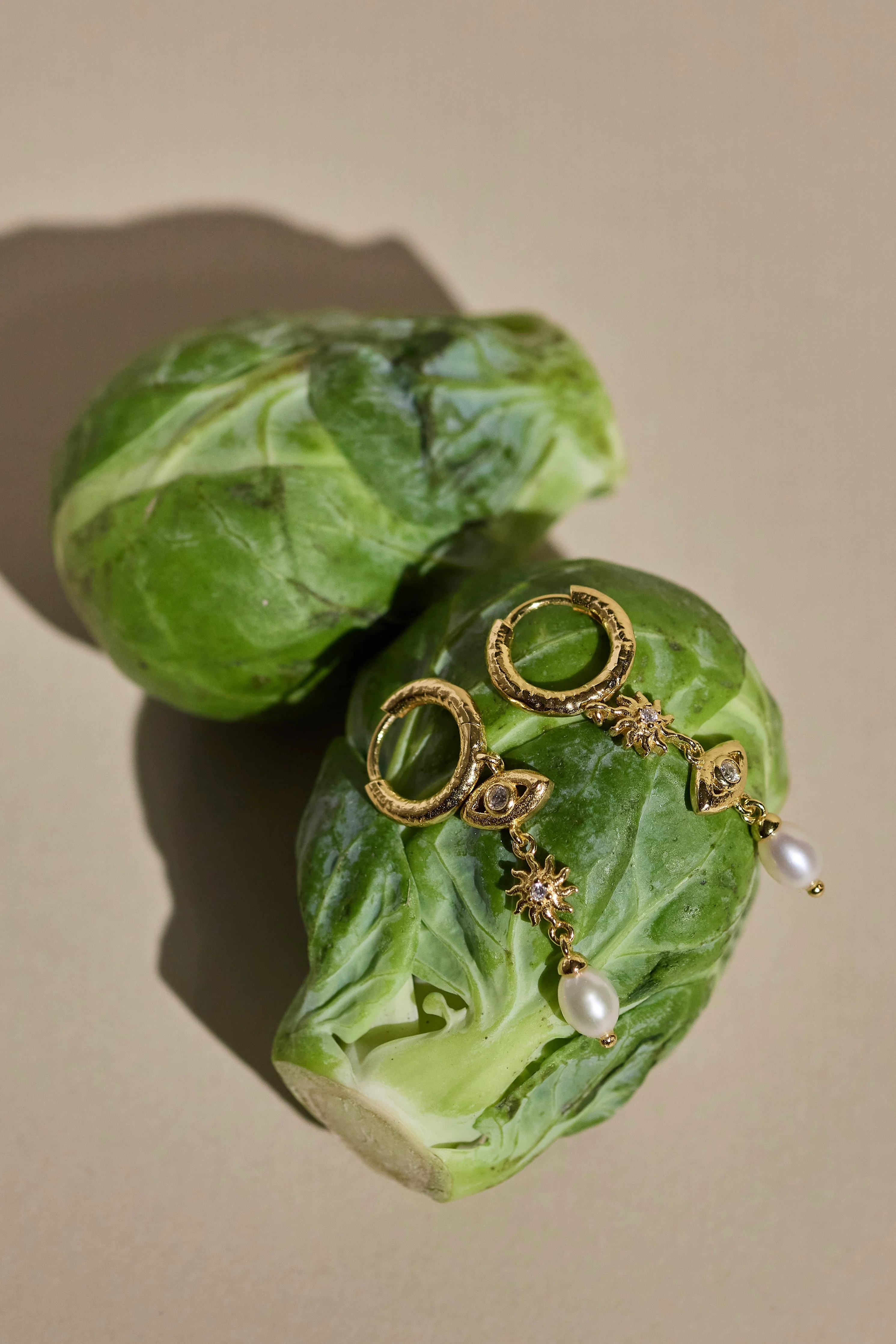 Soleil Gold Earrings - Image 4