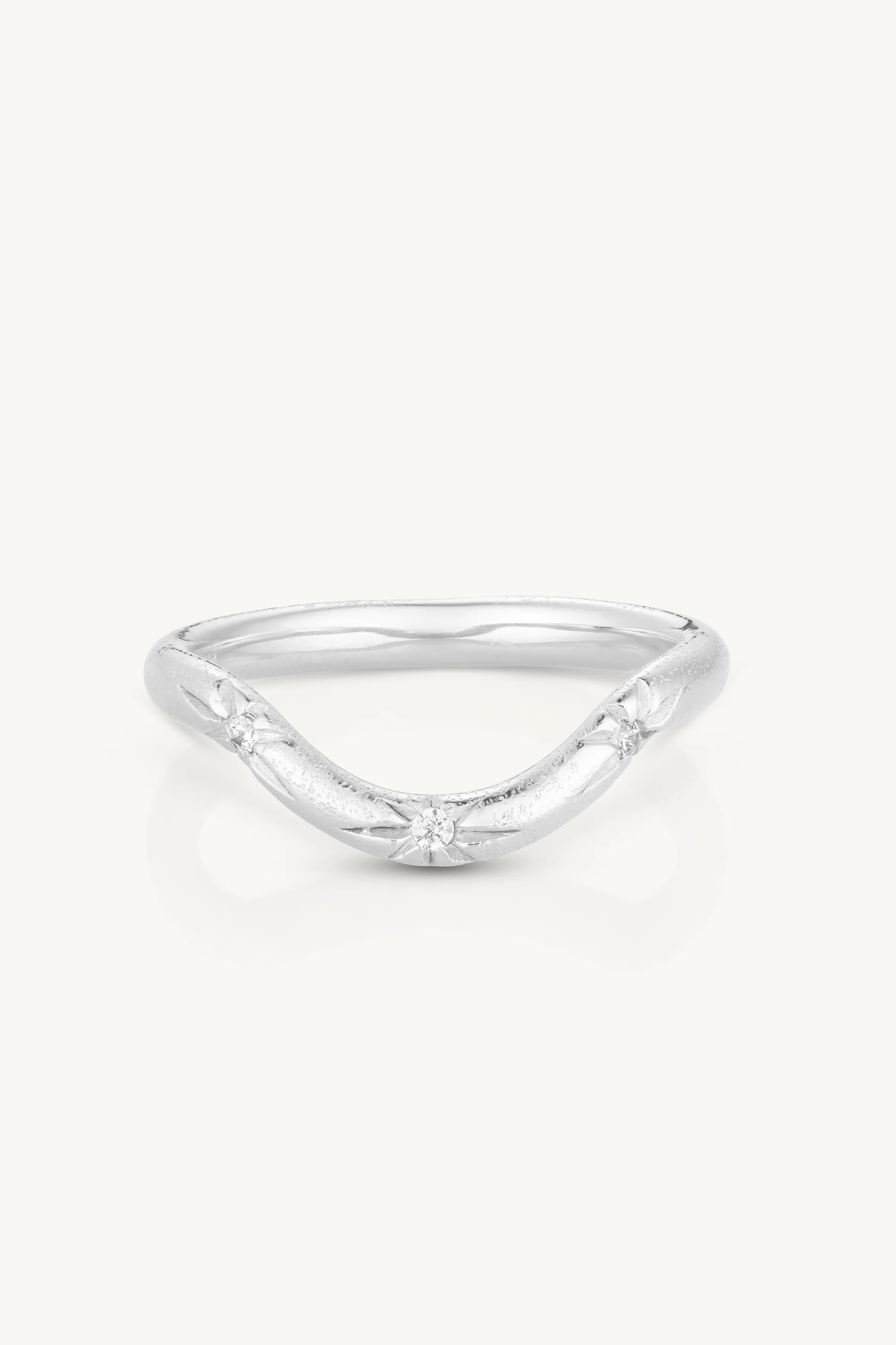 Starburst Crescent Silver Stacker