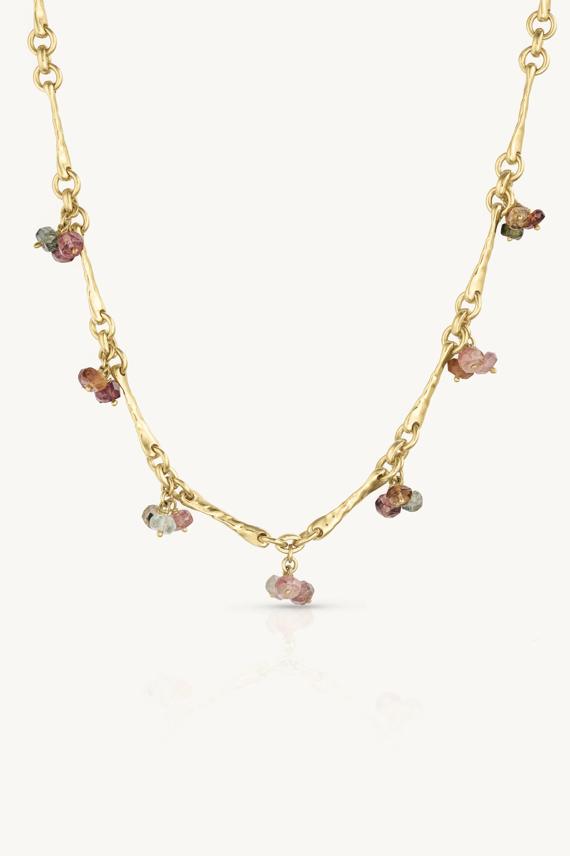 Trinket Tourmaline Gold Necklace - Image 7