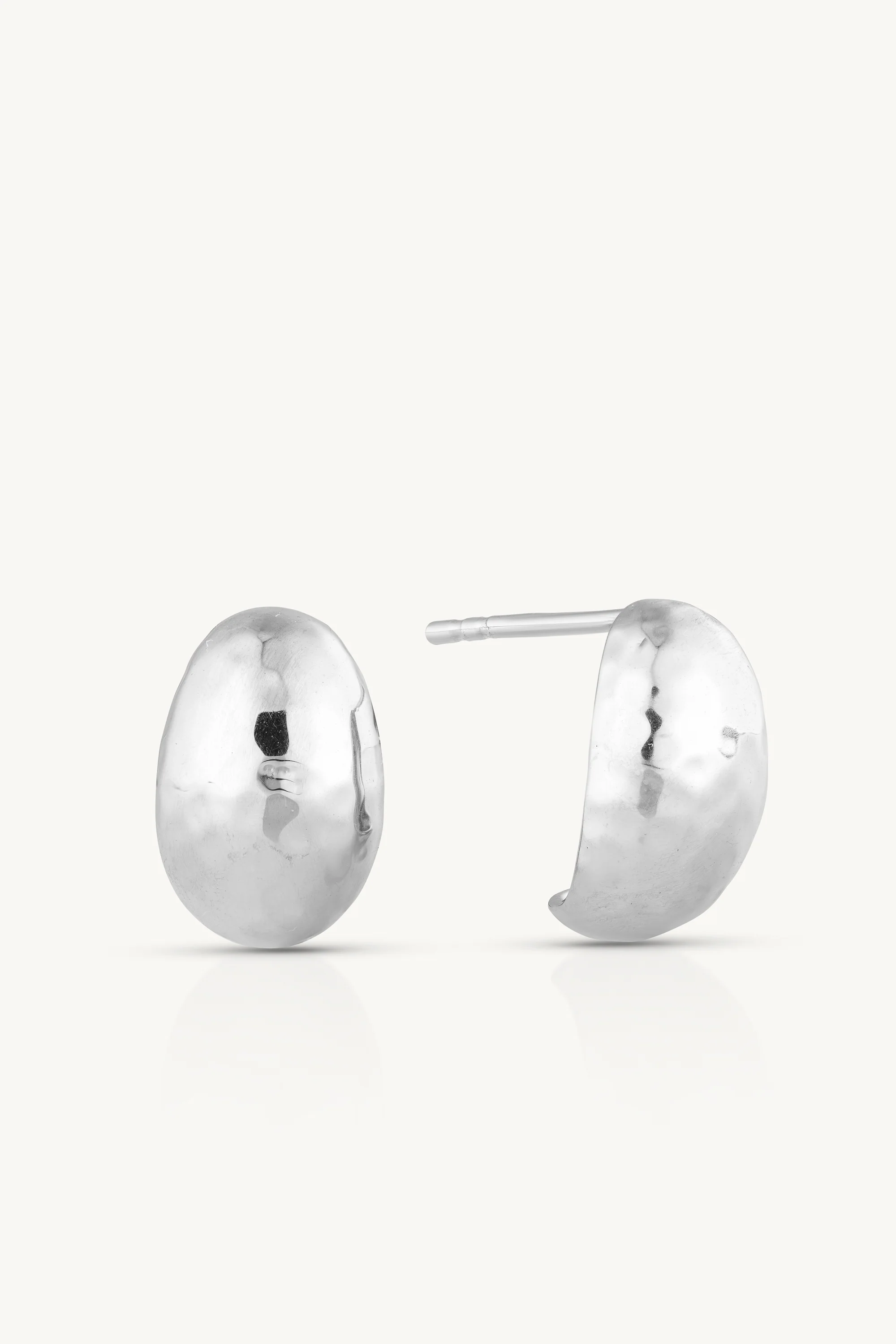 Tulip Silver Studs