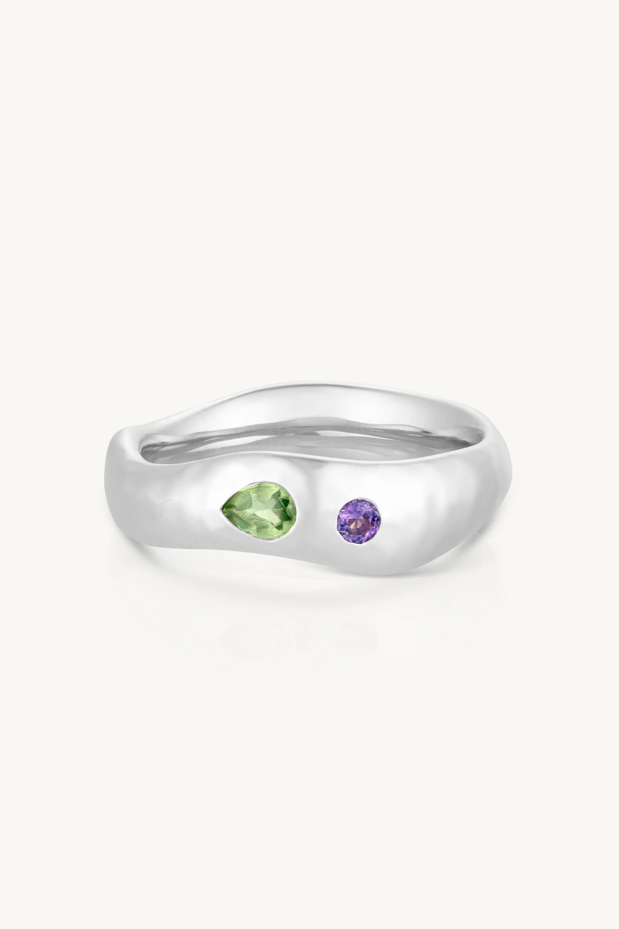 Willa Apatite Silver Ring