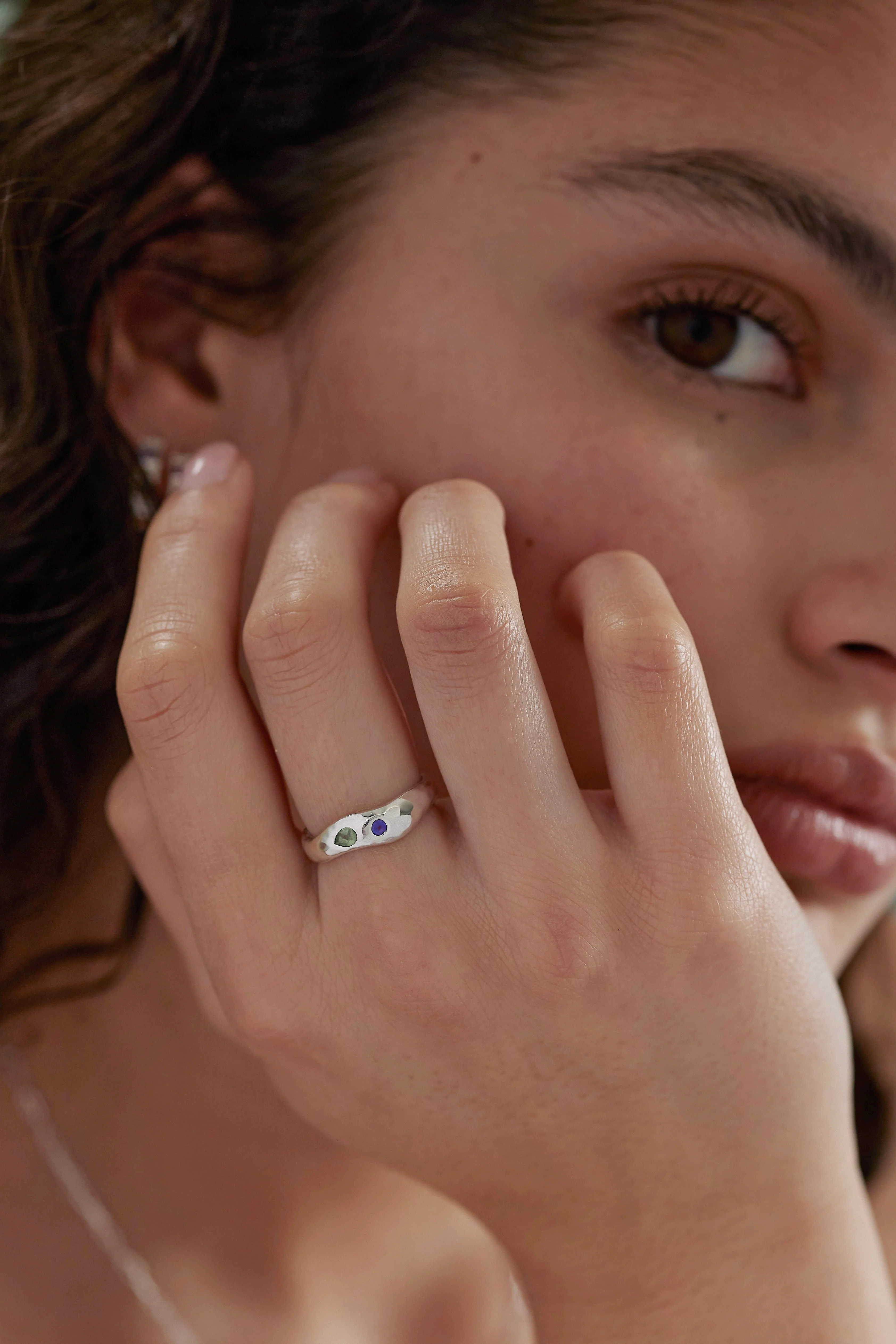 Willa Apatite Silver Ring - Image 2